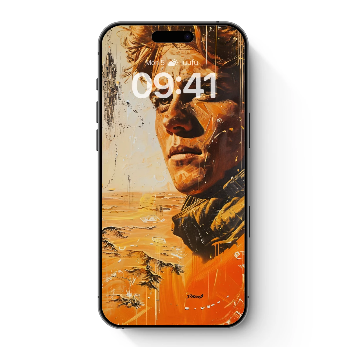 Desert Warrior: Futuristic Sandscape Art