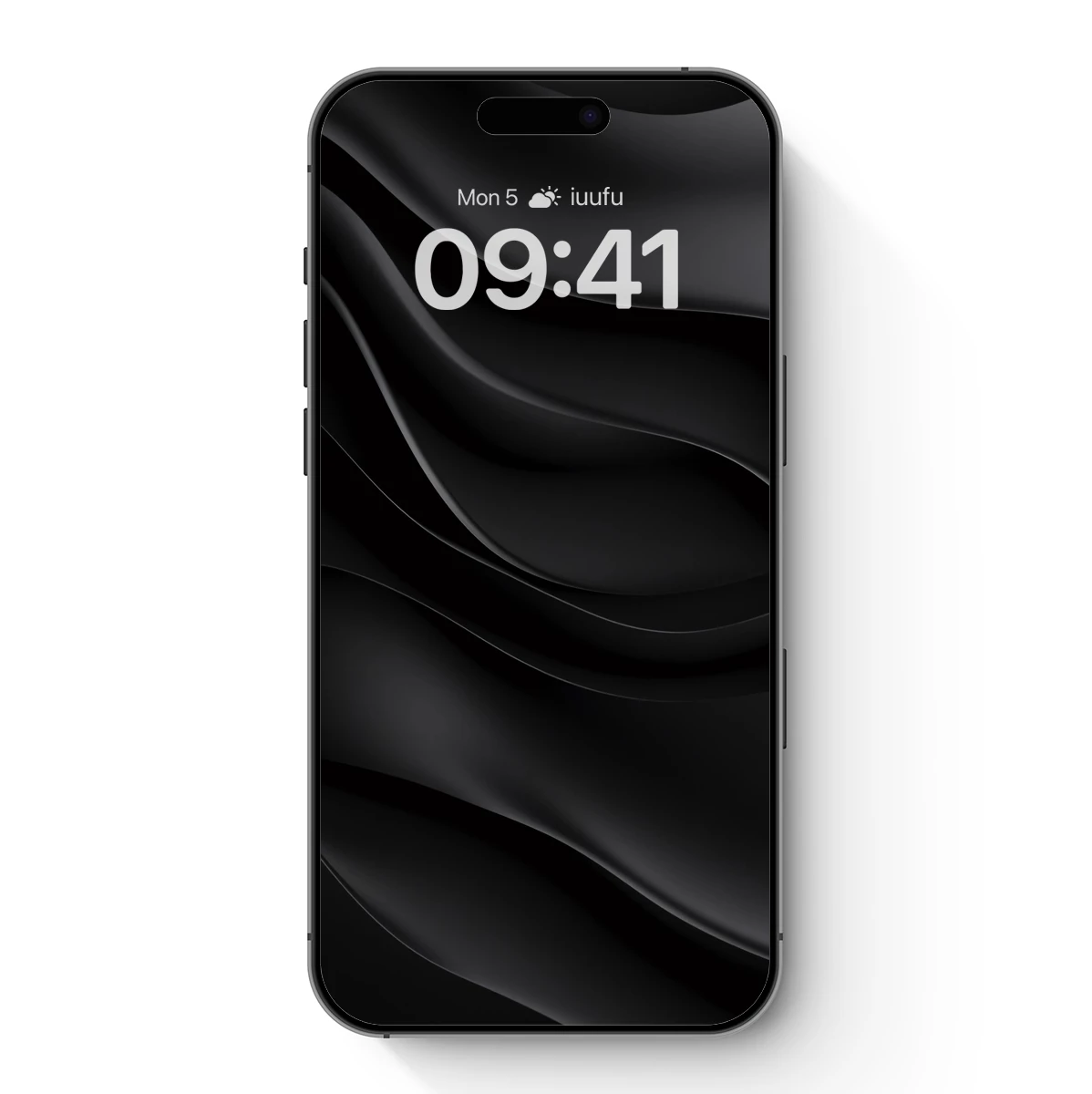 Elegant Black Waves: A Symphony of Shadows