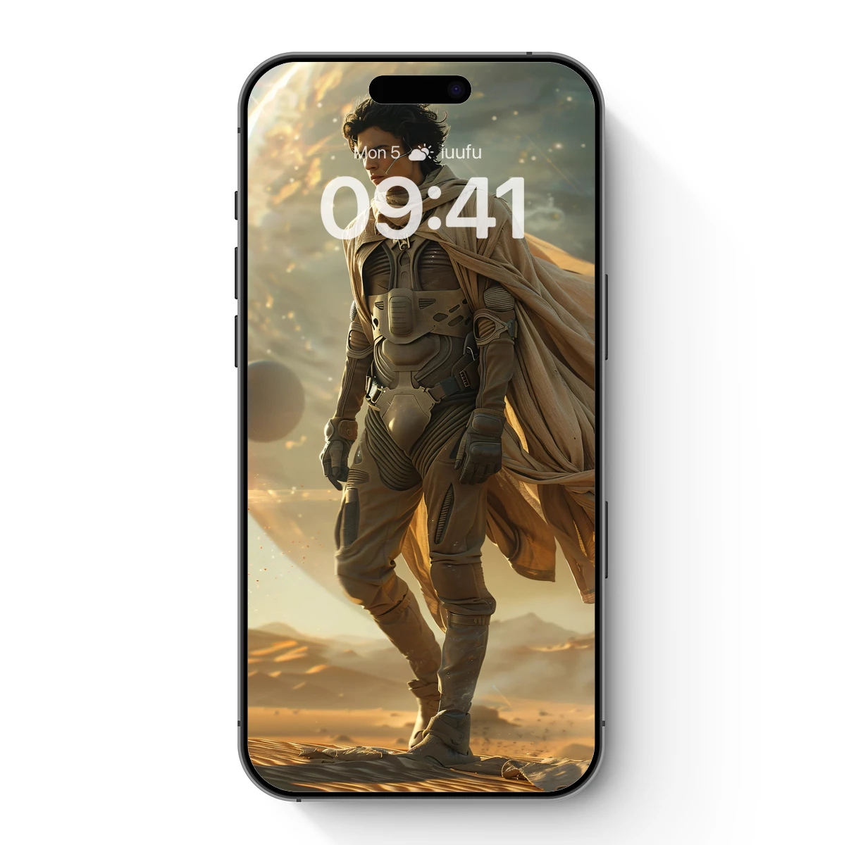 Desert Nomad in Futuristic Armor