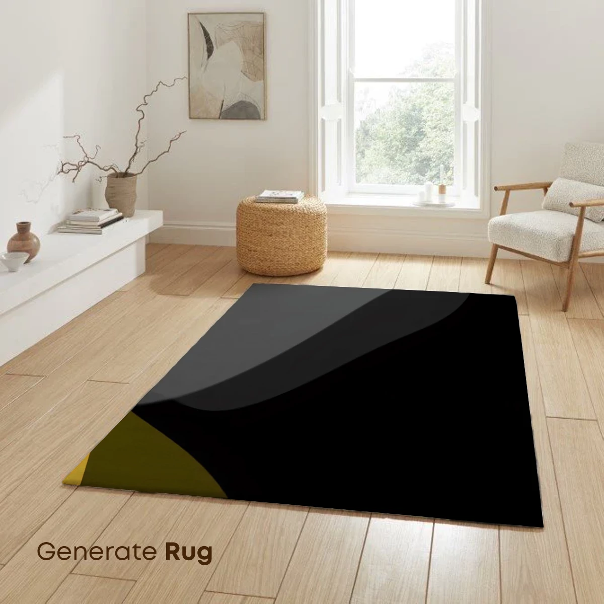 Abstract Elegance: Gray and Gold Flow - Image 6