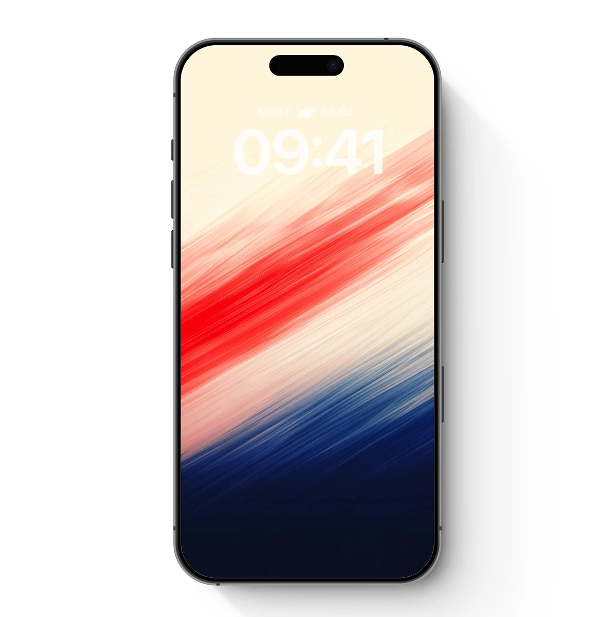 Diagonal Dynamo: Red, White, and Blue Abstract Flow