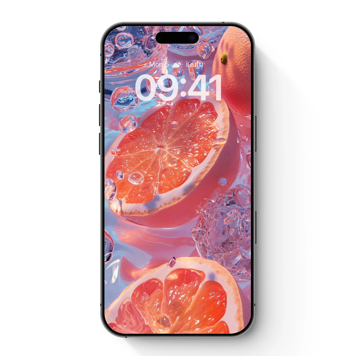 Citrus Dreamscape: Grapefruit in Crystal Waters