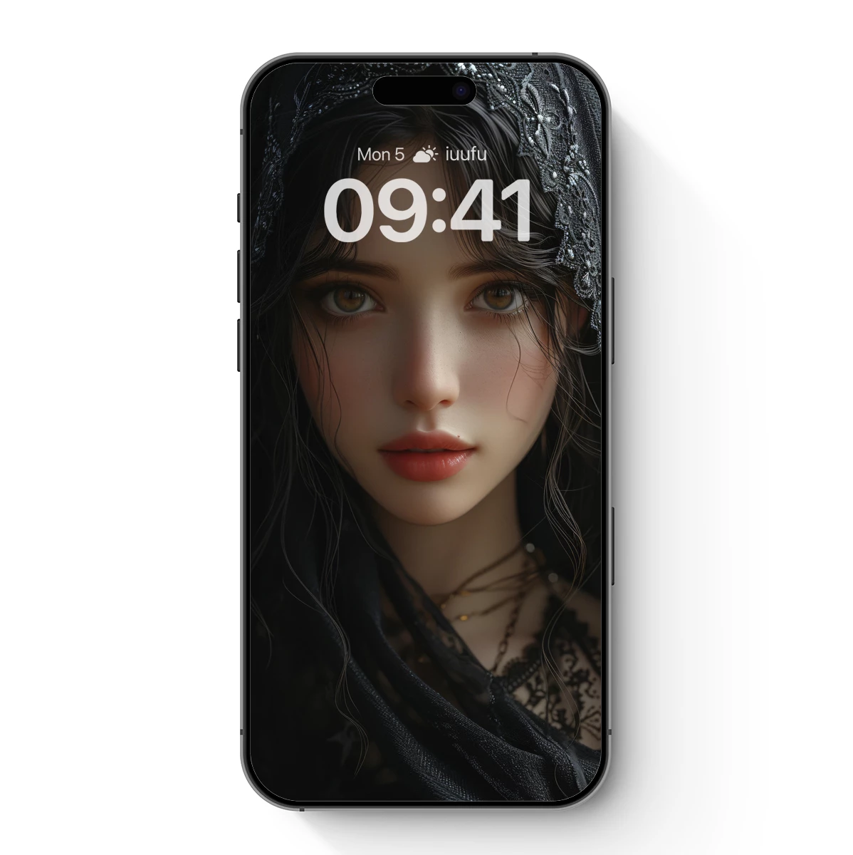 Ethereal Gothic Elegance: Veiled Beauty