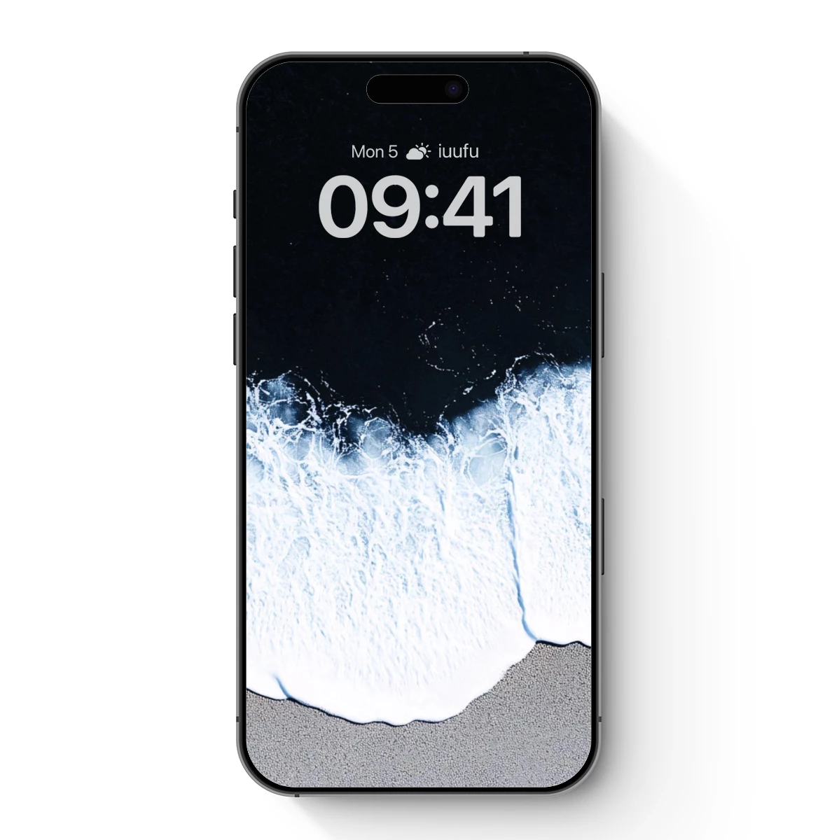 Eternal Shoreline: White Waves on Black Sands