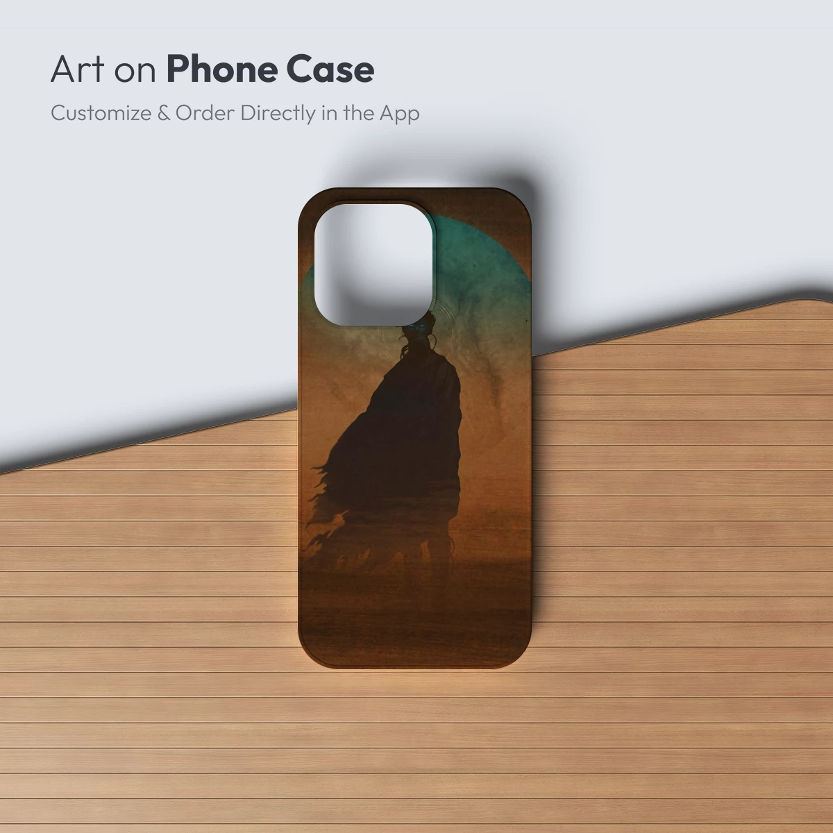 Ethereal Wanderer Under a Celestial Halo - Image 2