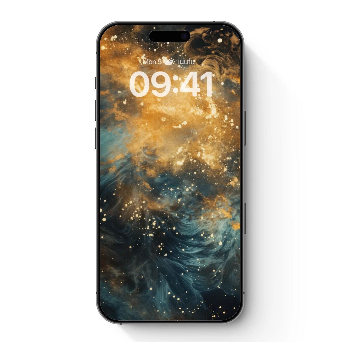 Cosmic Swirls: Golden Nebula Dreams