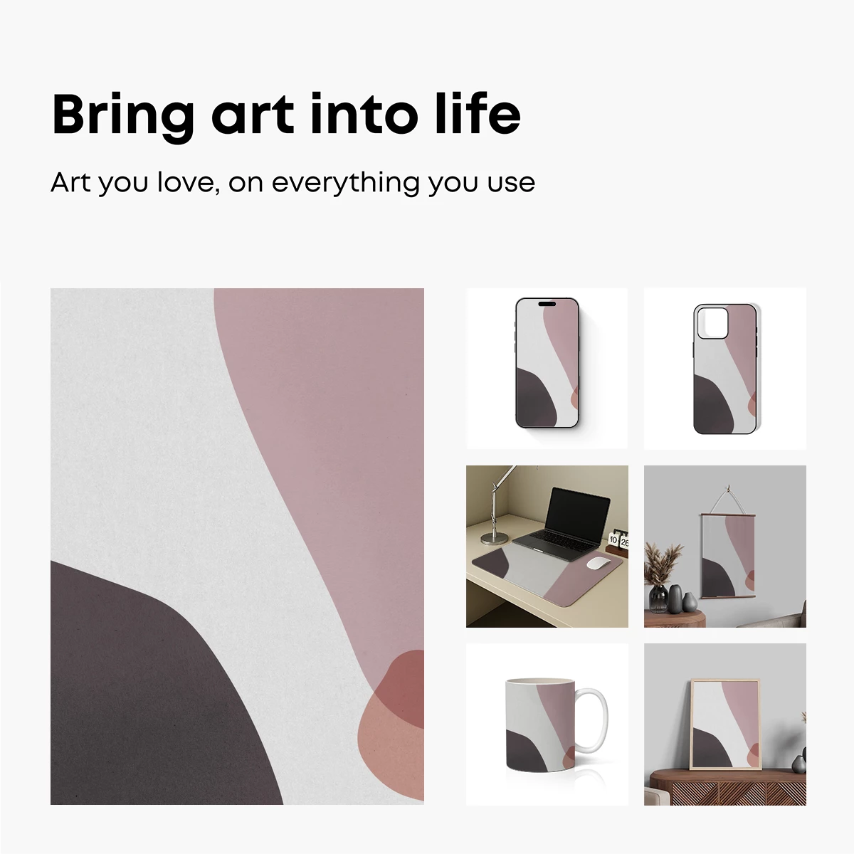 Abstract Harmony in Soft Tones - Image 2