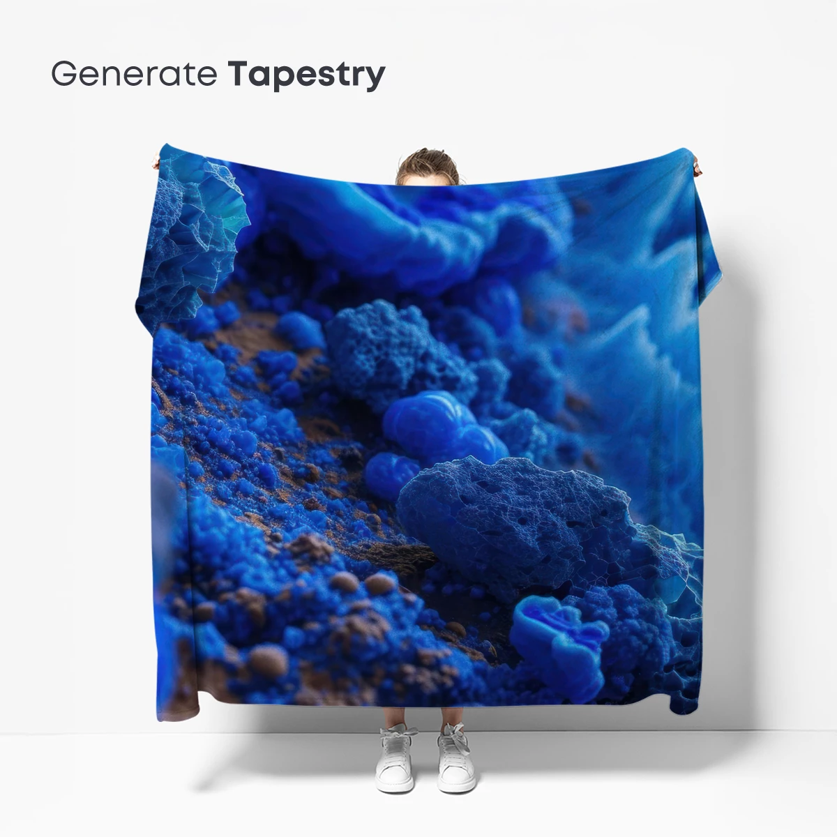 Blue Abyssal Terrain: A Surreal Underwater Odyssey - Image 5