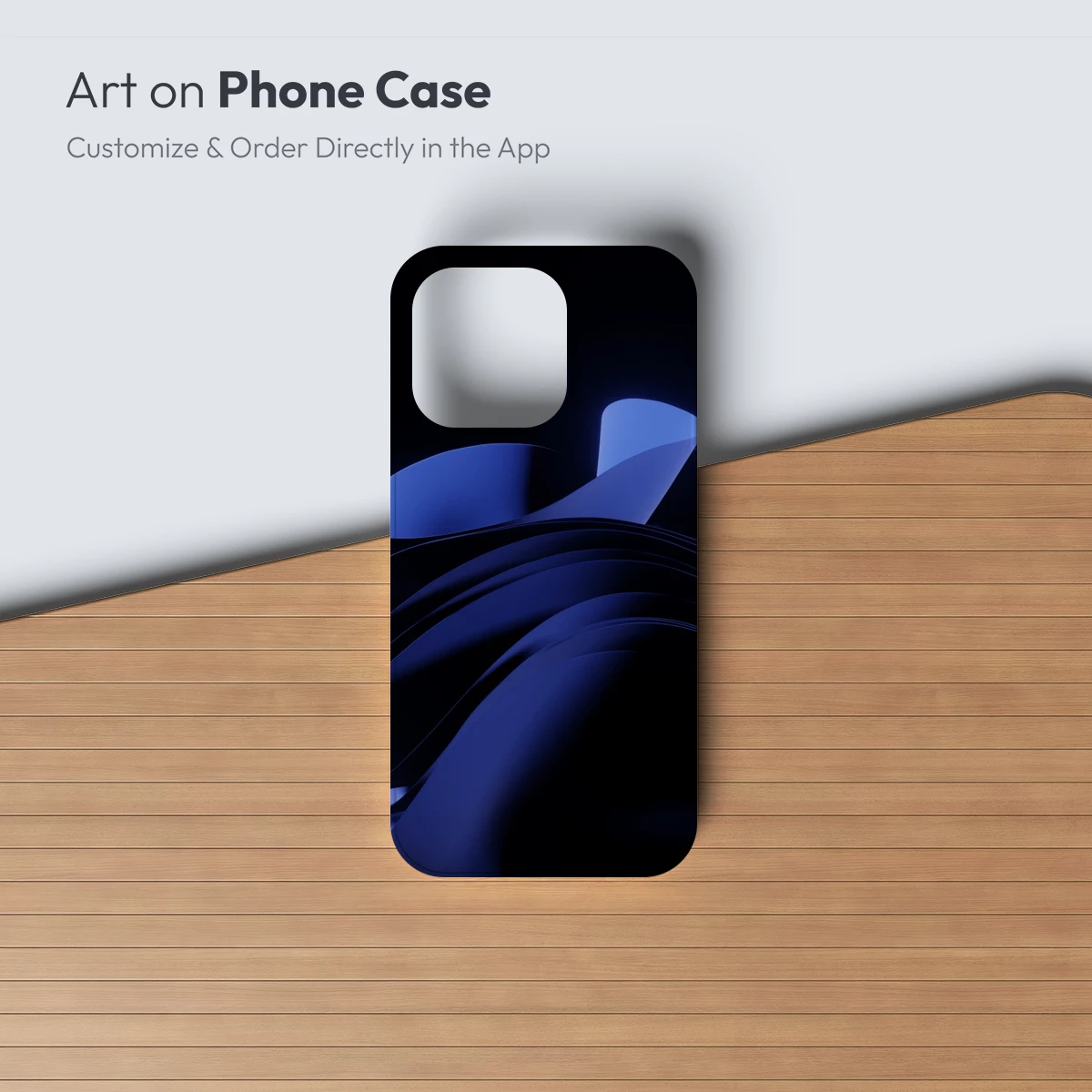 Ethereal Blue Spirals: A Dance of Light and Shadow - Image 3