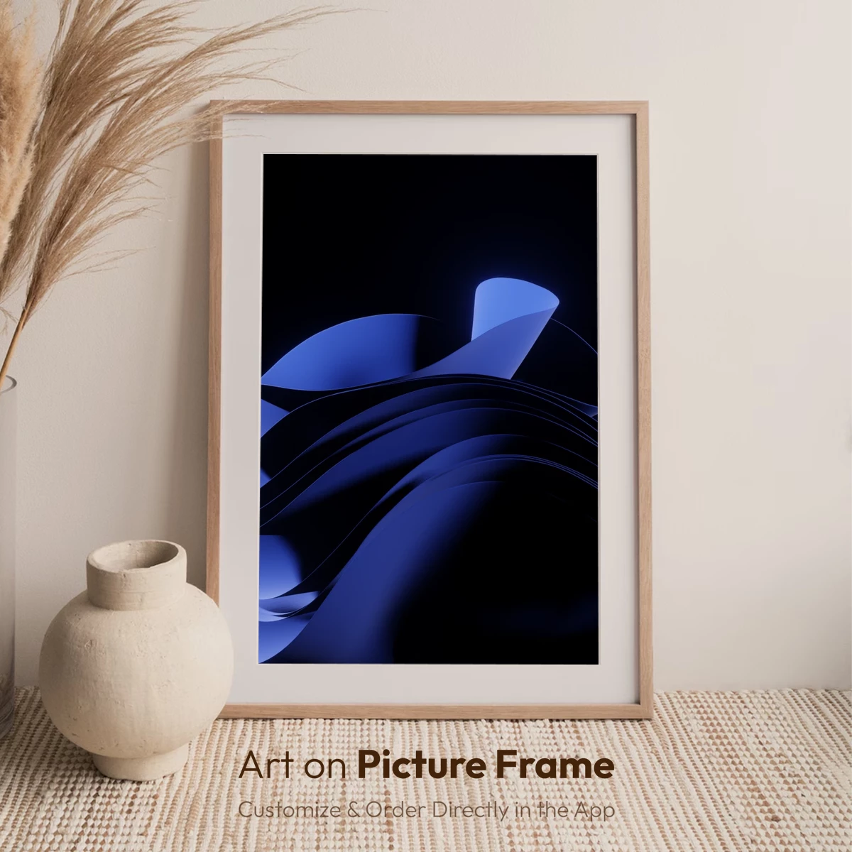 Ethereal Blue Spirals: A Dance of Light and Shadow - Image 7