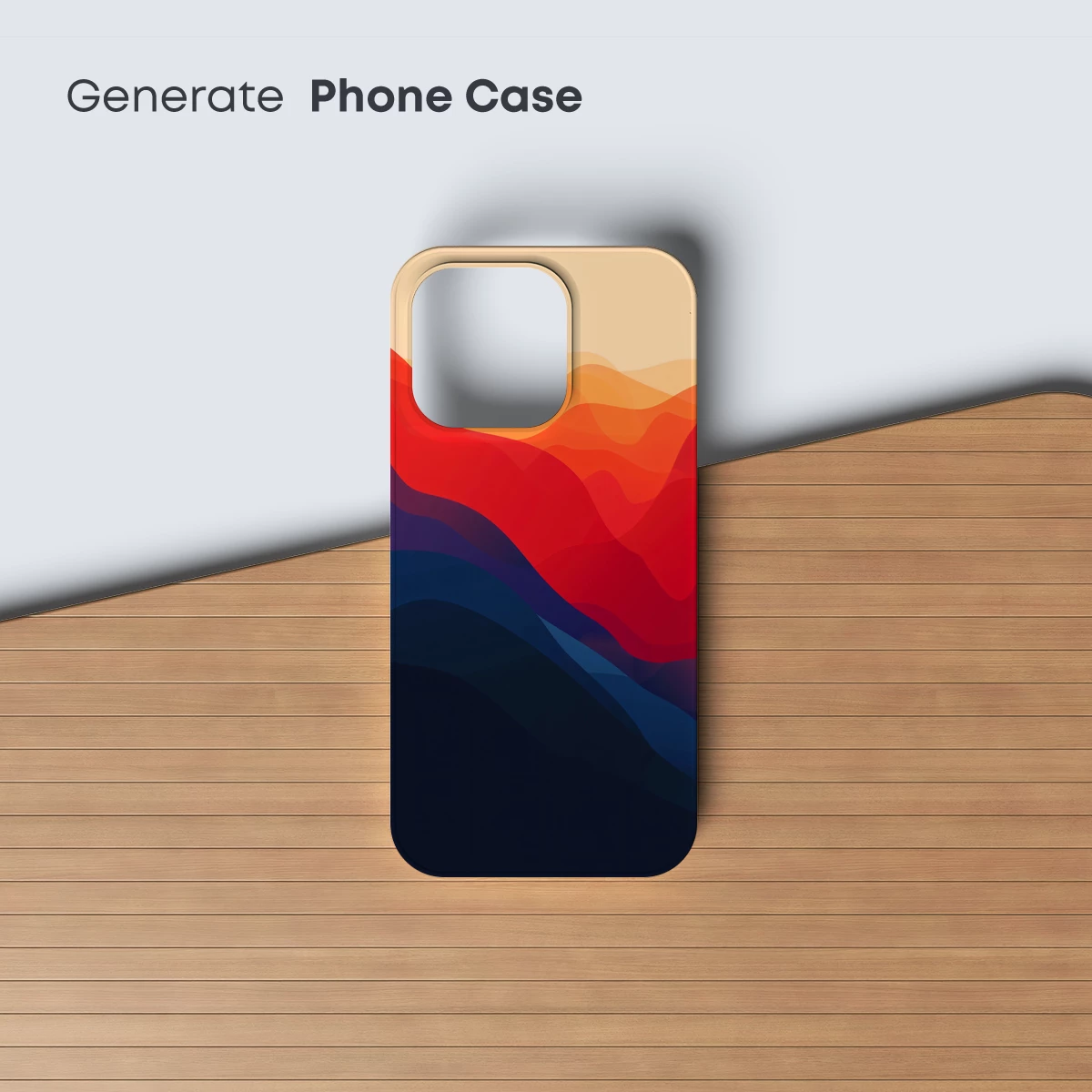 Abstract Sunset Layers: A Symphony of Color Waves - Image 3