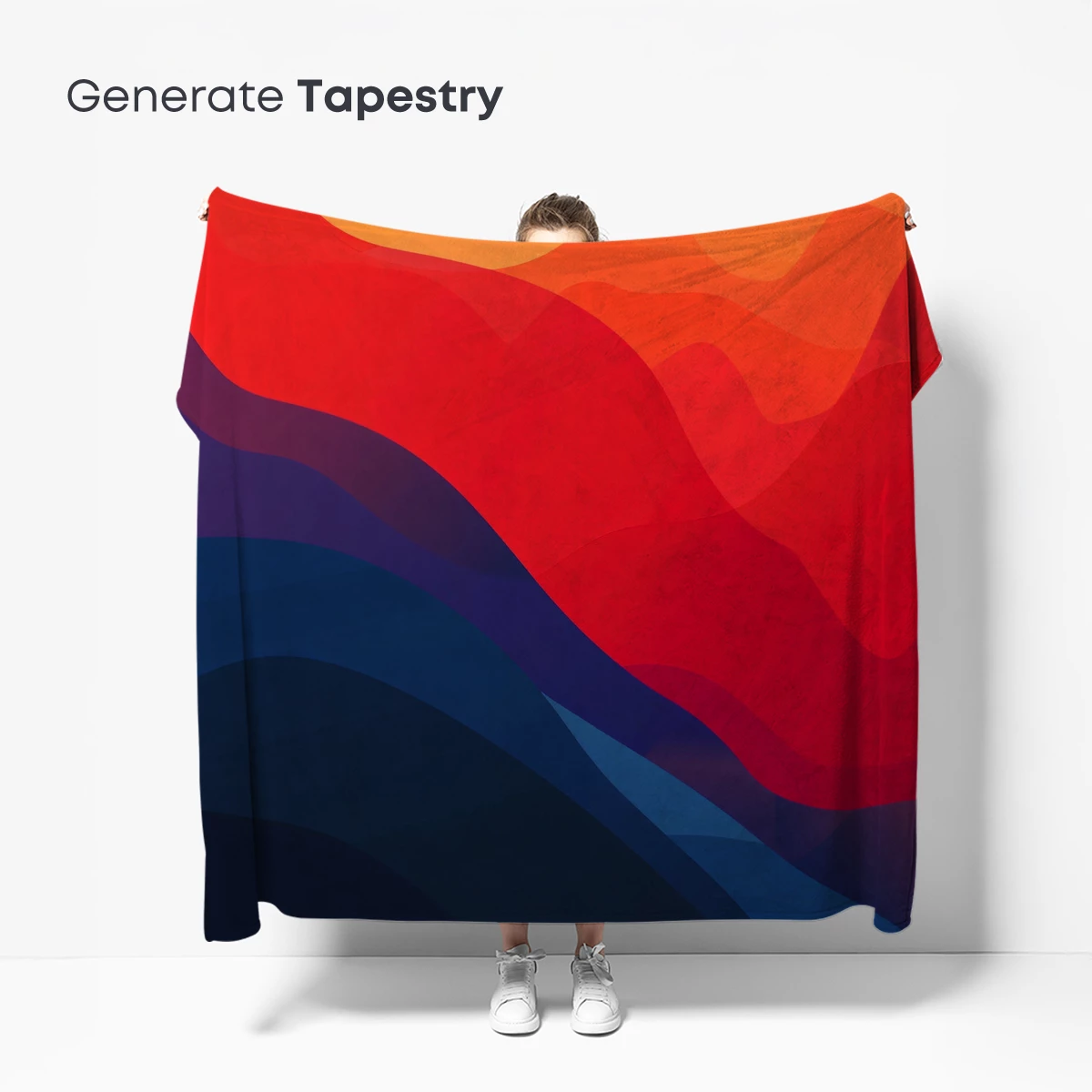 Abstract Sunset Layers: A Symphony of Color Waves - Image 5