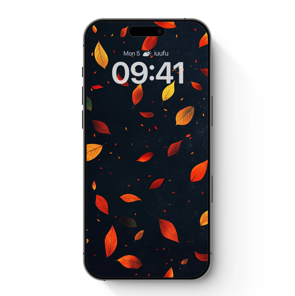 Autumn Leaves Dance in Midnight Sky