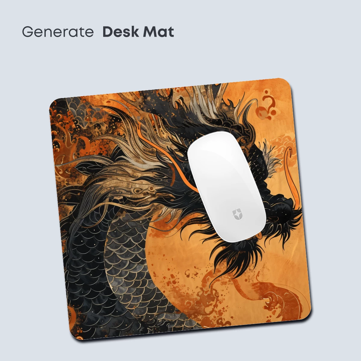 Ethereal Dragon in Golden Haze - Image 4