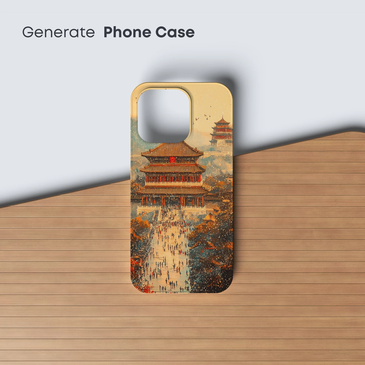 Autumnal Temple Serenade: A Vivid Cultural Symphony - Image 3