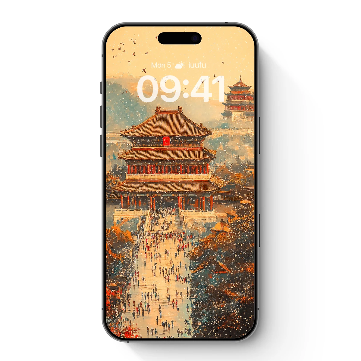 Autumnal Temple Serenade: A Vivid Cultural Symphony