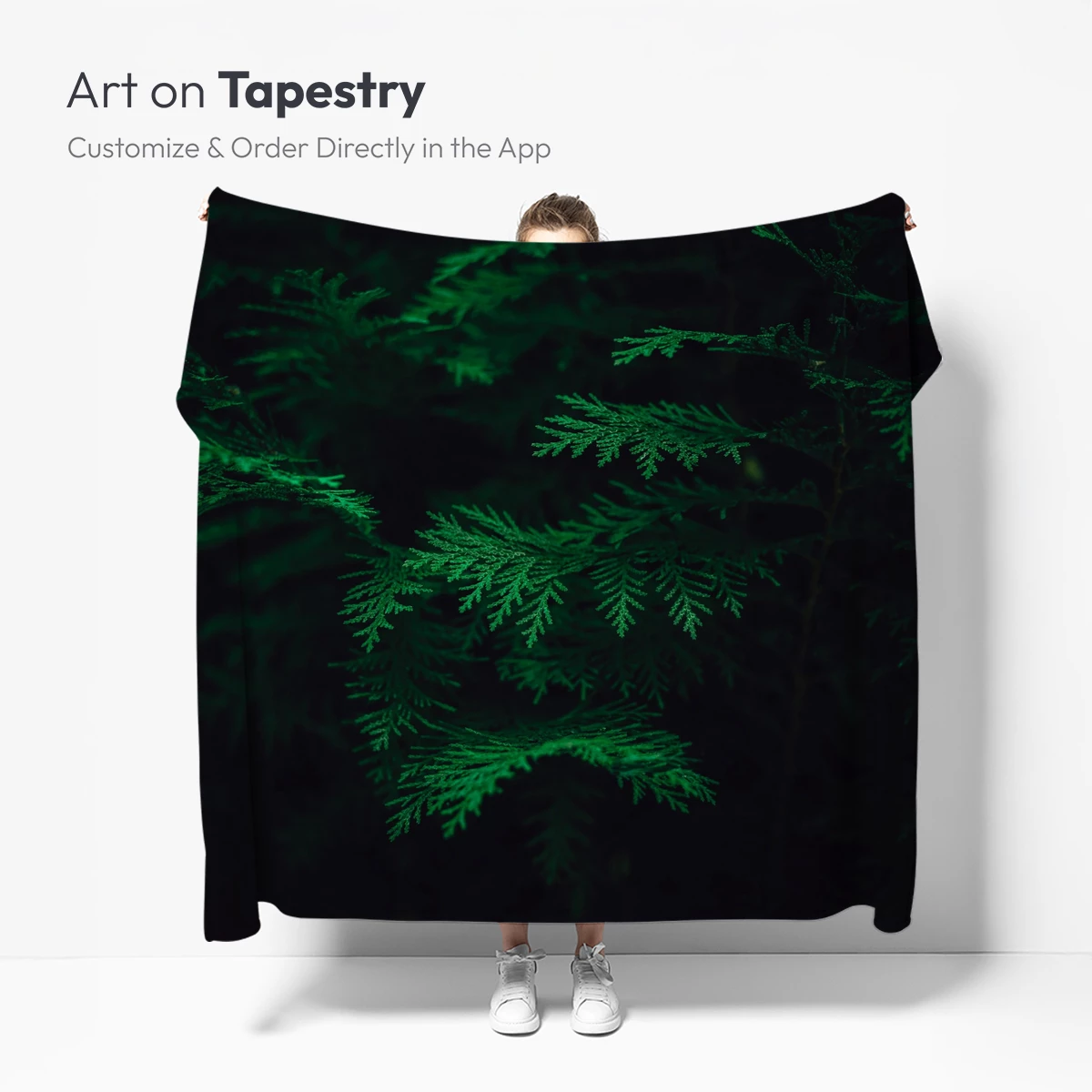 Luminous Ferns in Midnight Shadows - Image 4