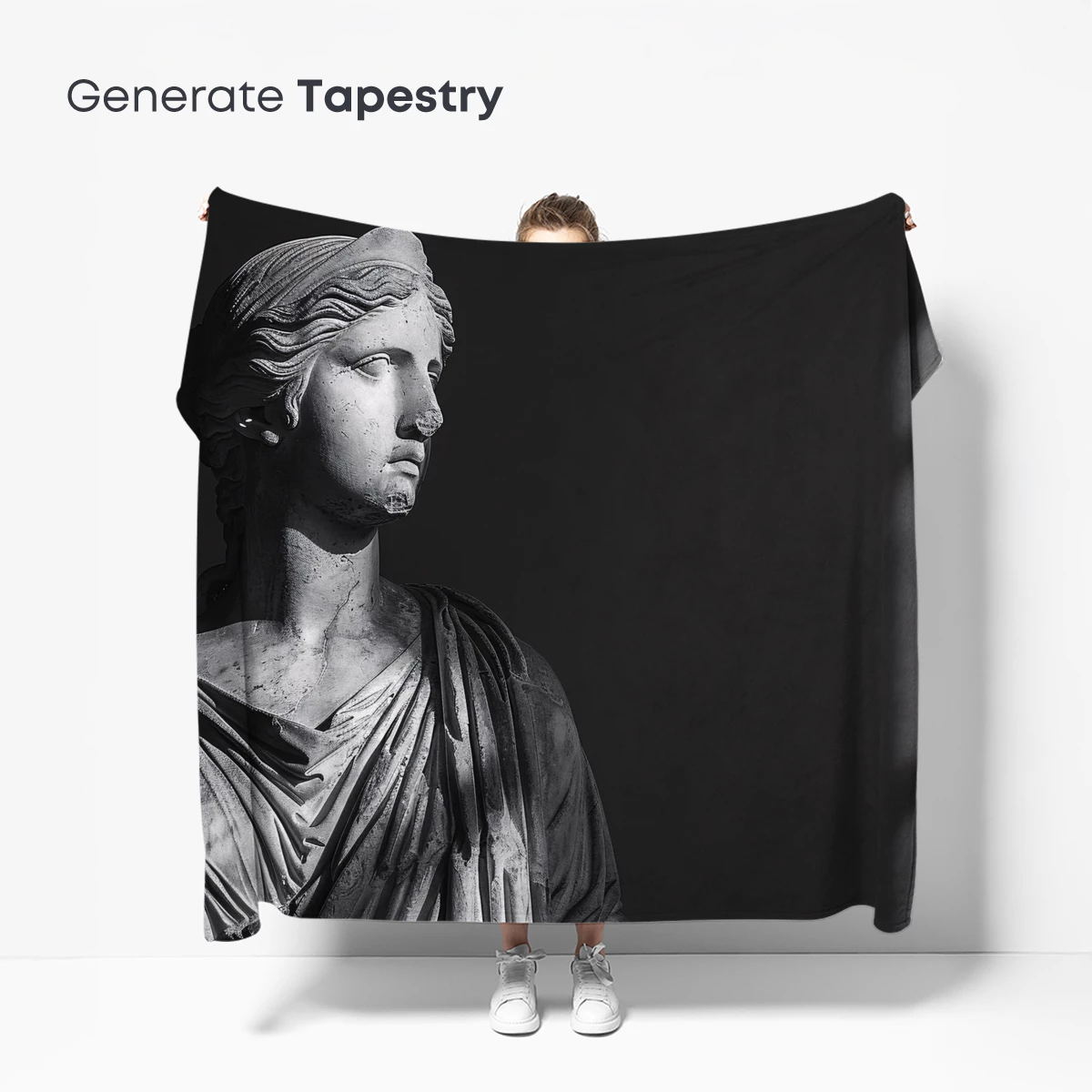 Eternal Marble Muse: Classical Sculpture in Shadow - Image 5