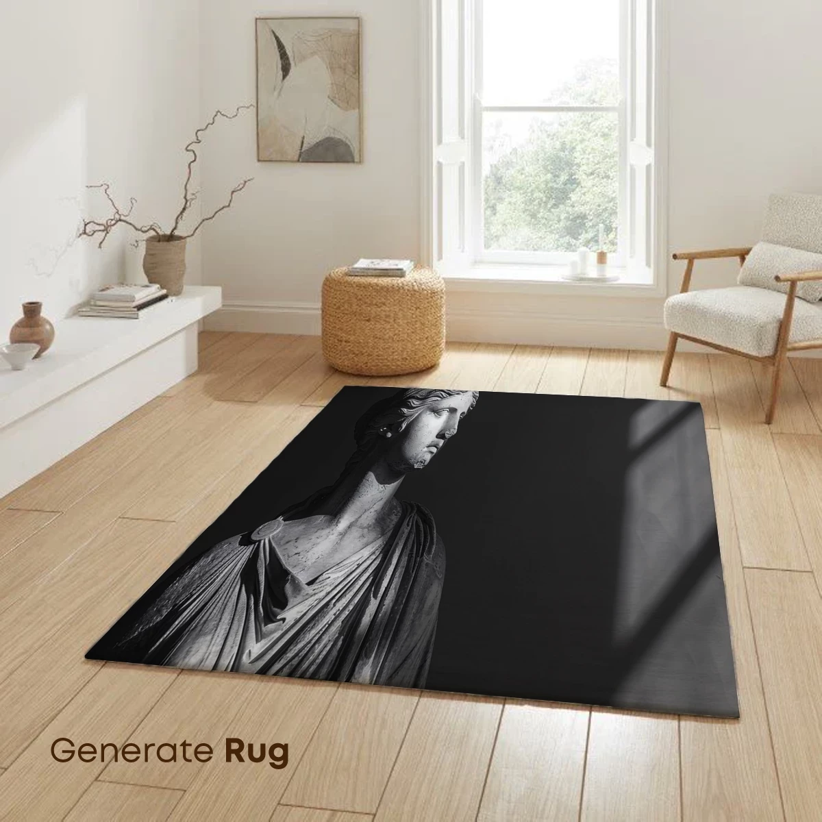 Eternal Marble Muse: Classical Sculpture in Shadow - Image 6