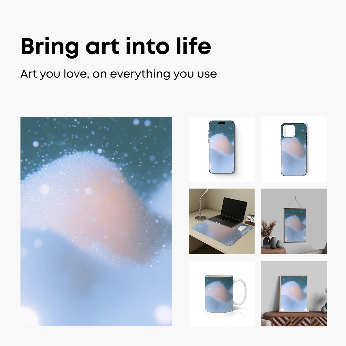 Ethereal Foam Dream: Soft Bubbles in Pastel Haze - Image 2