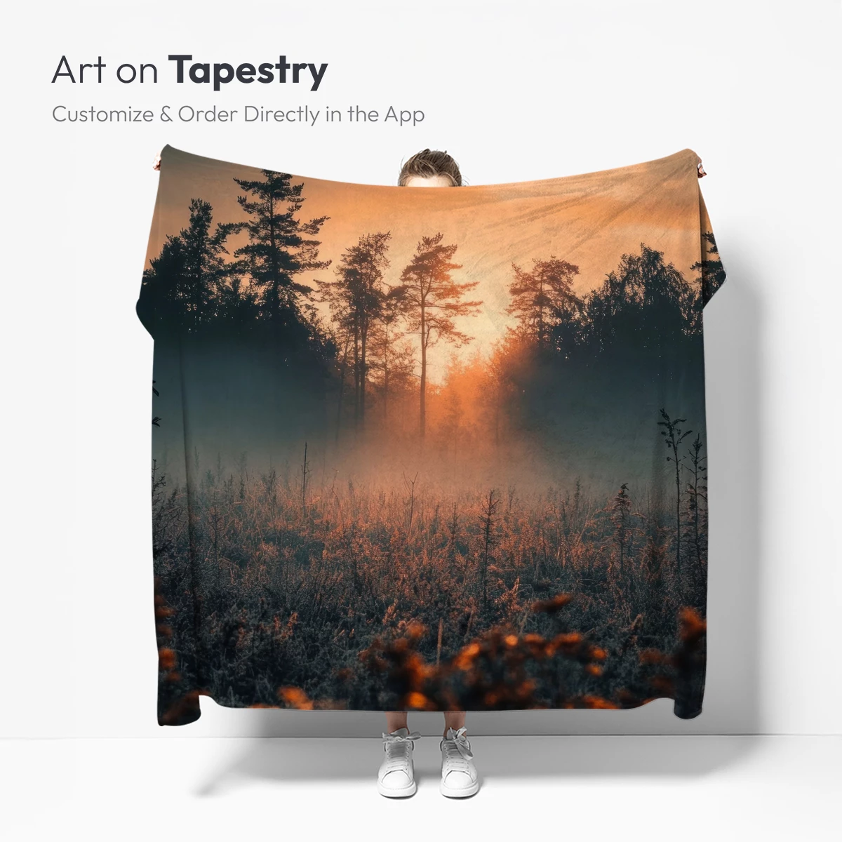 Golden Dawn in Misty Woods - Image 5