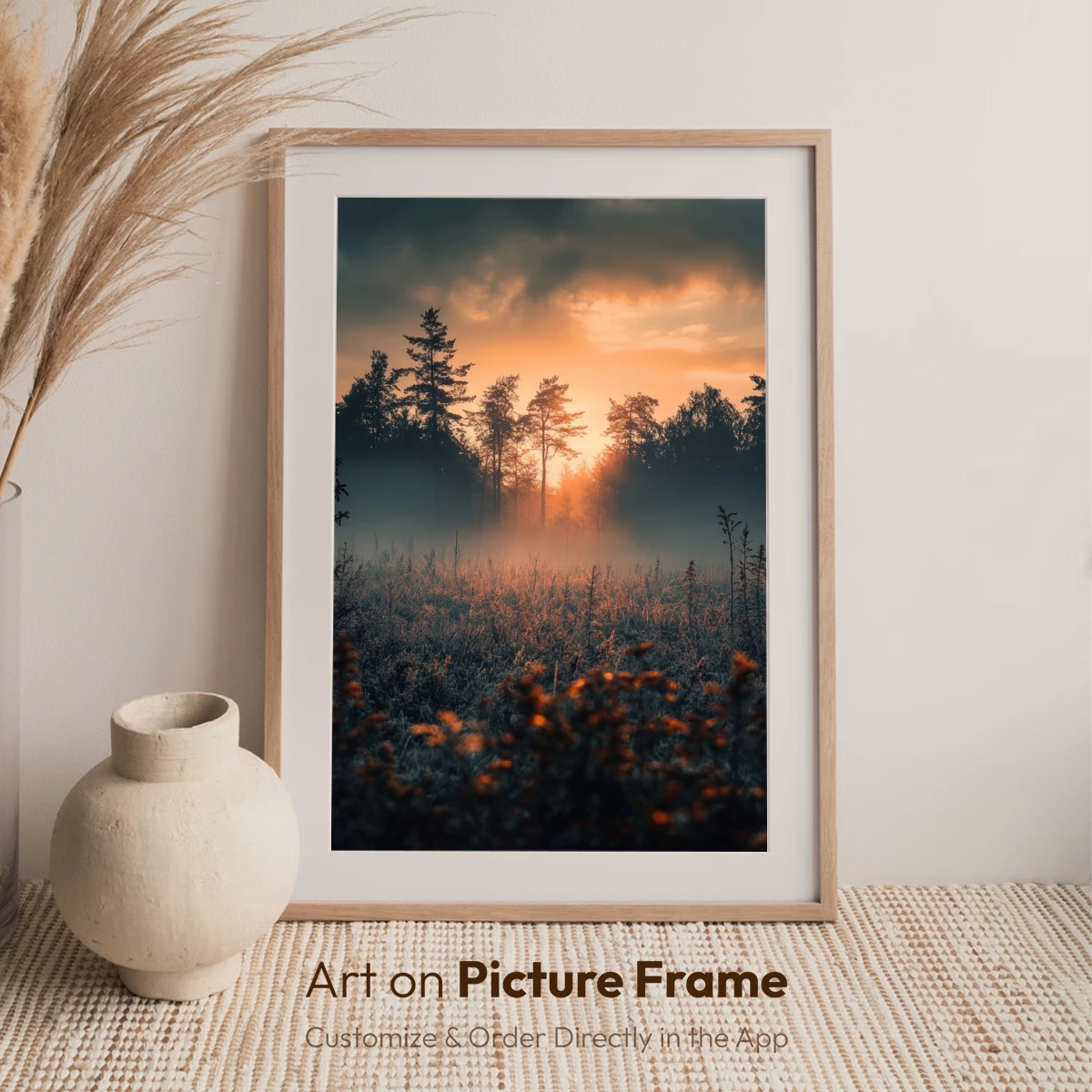 Golden Dawn in Misty Woods - Image 7