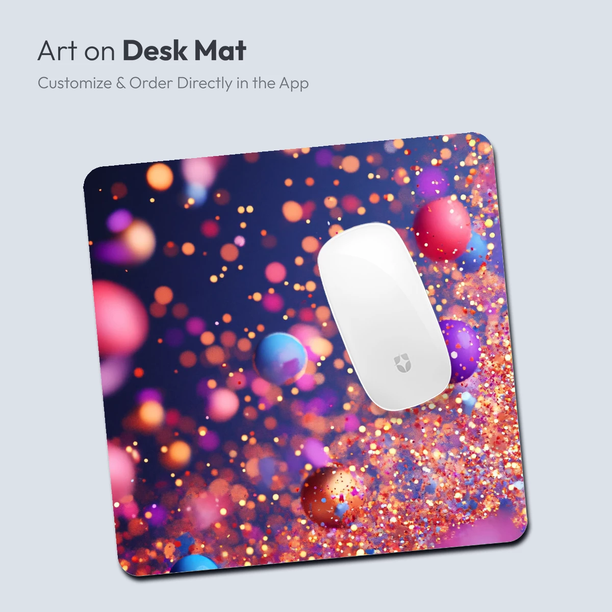 Cosmic Bokeh Symphony: Vibrant Spheres in Ethereal Dance - Image 3