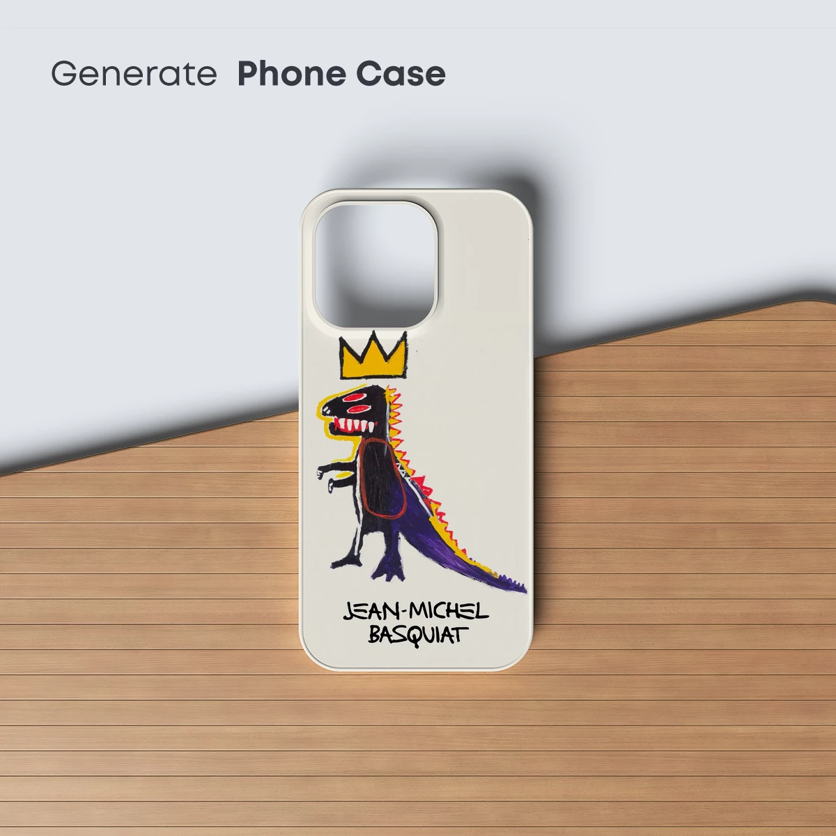 Basquiat's Crowned Dinosaur: Urban Primal Art - Image 3