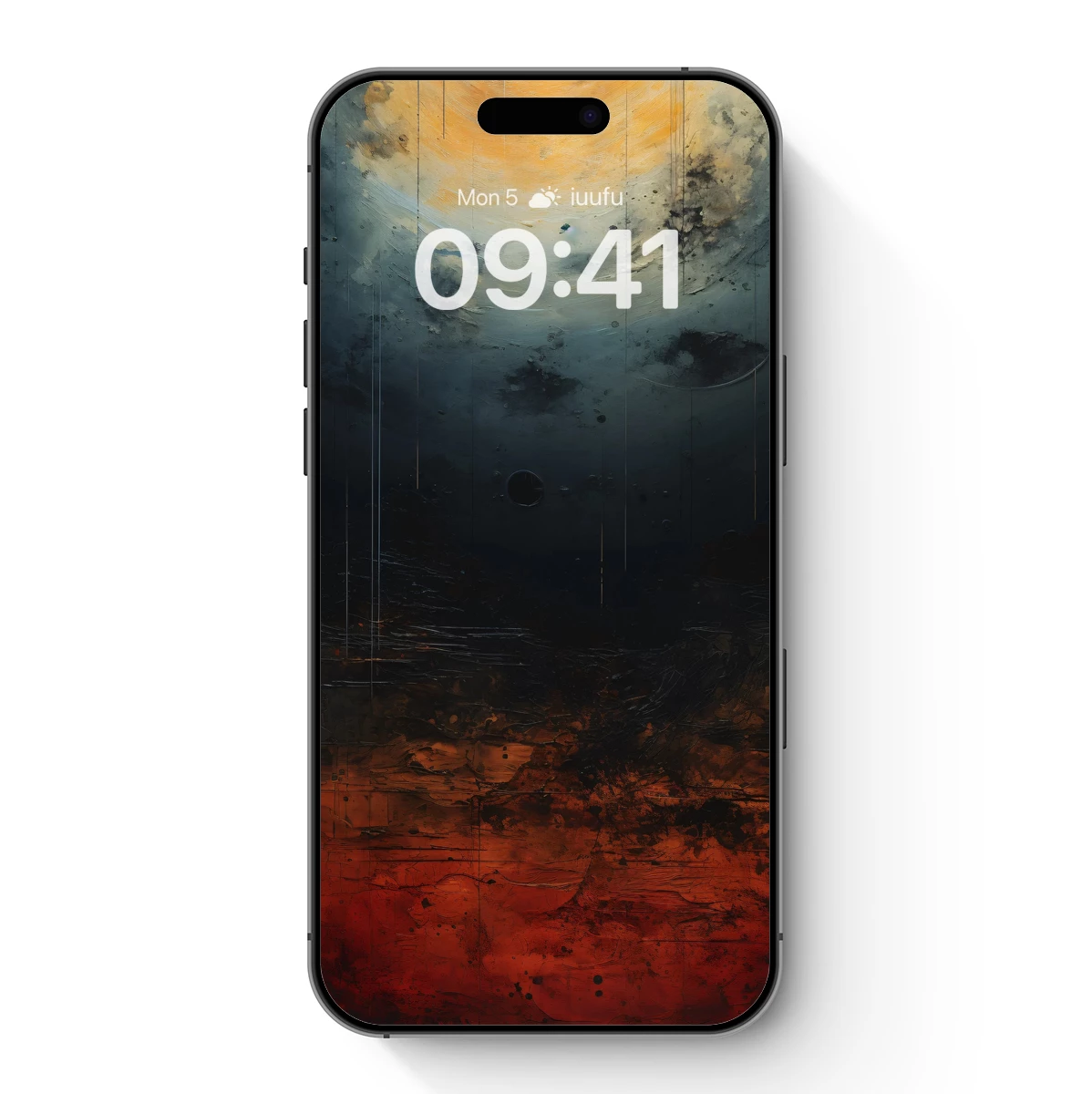 Ethereal Abyss: Celestial Rain Over Molten Depths