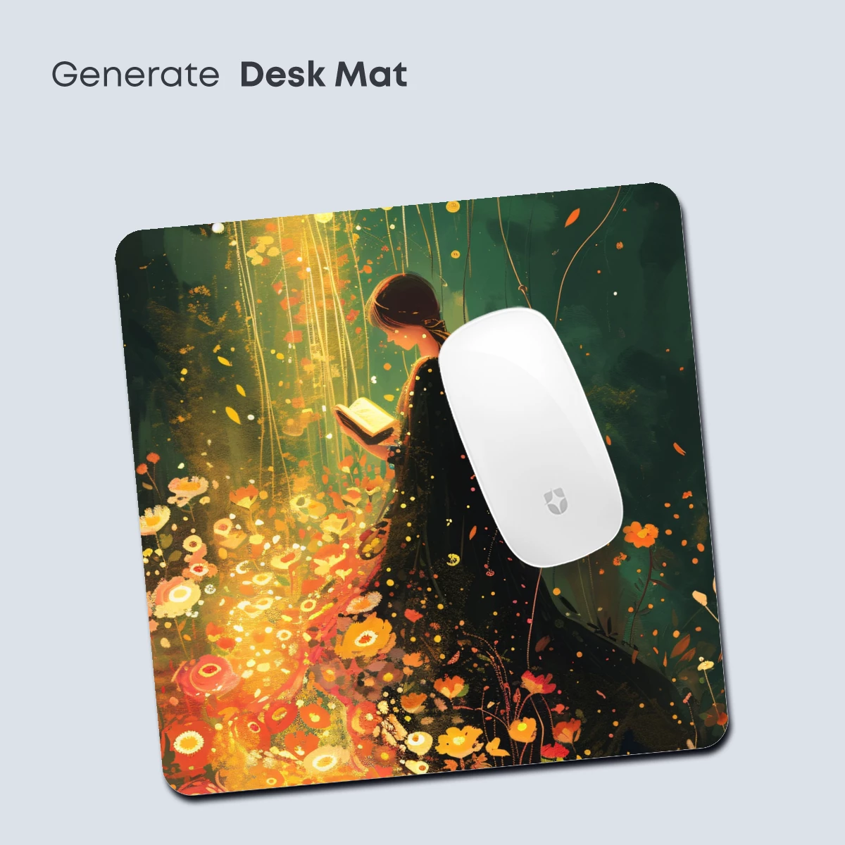 Enchanted Reader in Floral Light - Image 4