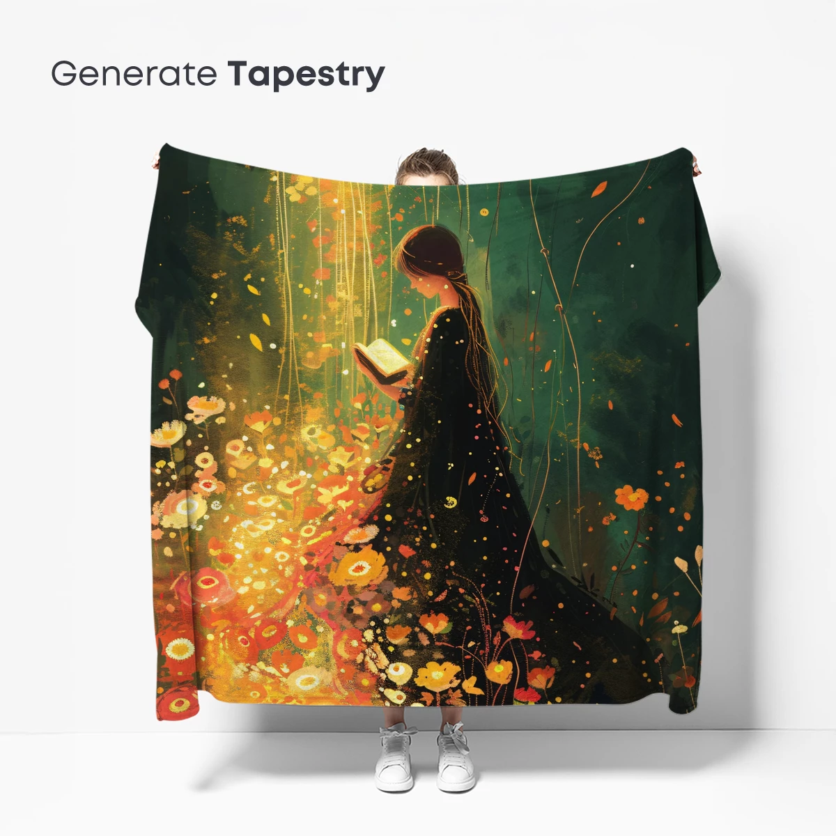 Enchanted Reader in Floral Light - Image 5