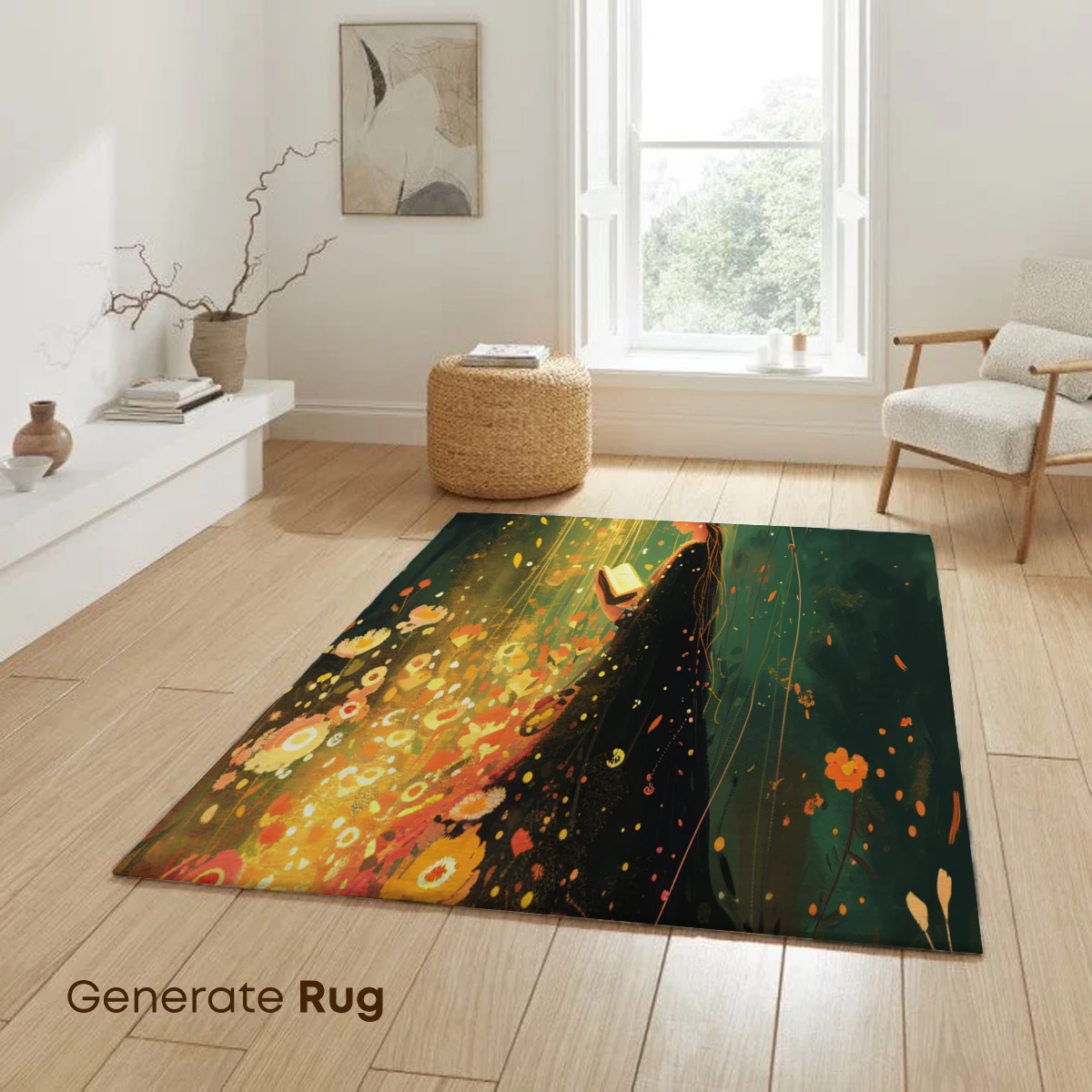 Enchanted Reader in Floral Light - Image 6