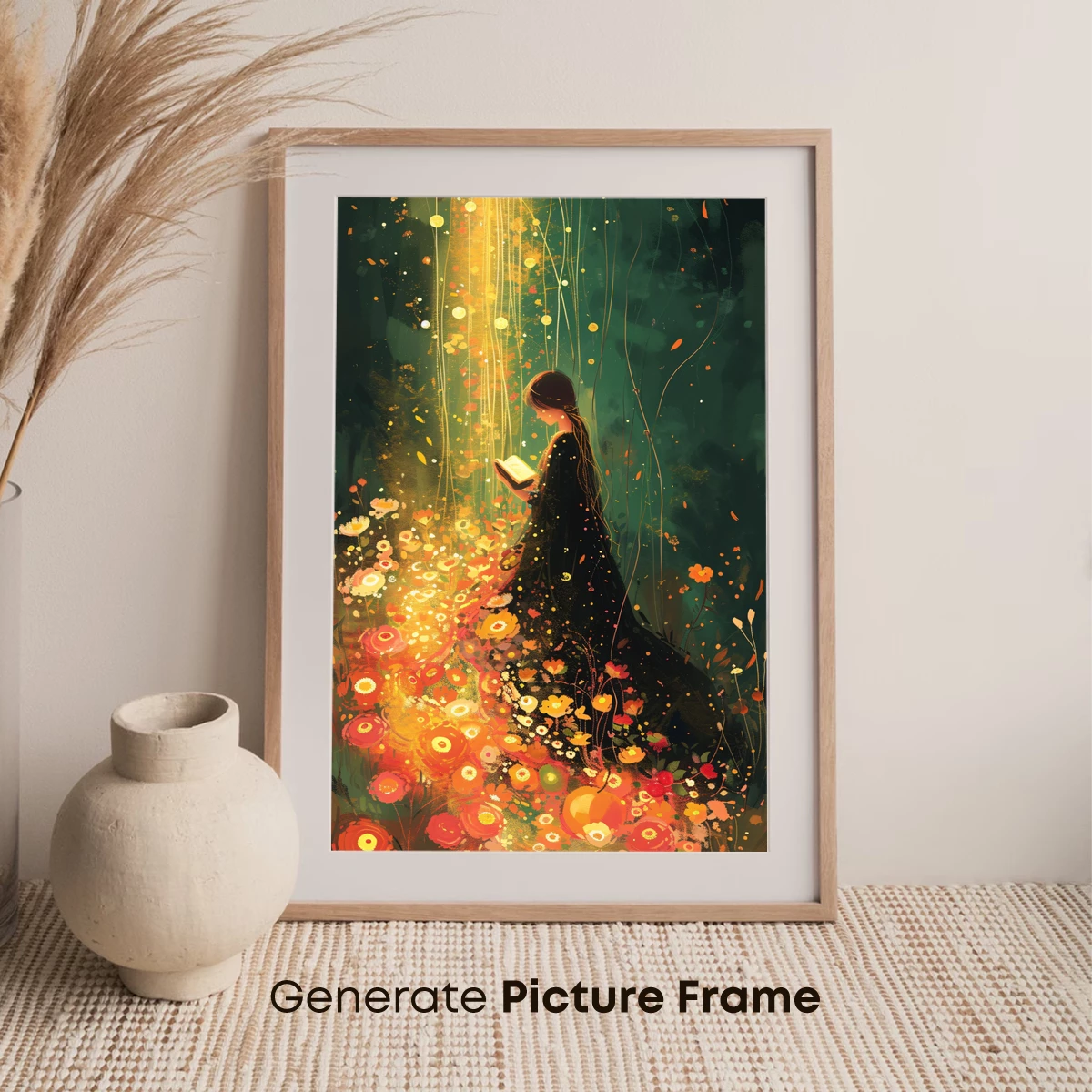 Enchanted Reader in Floral Light - Image 7