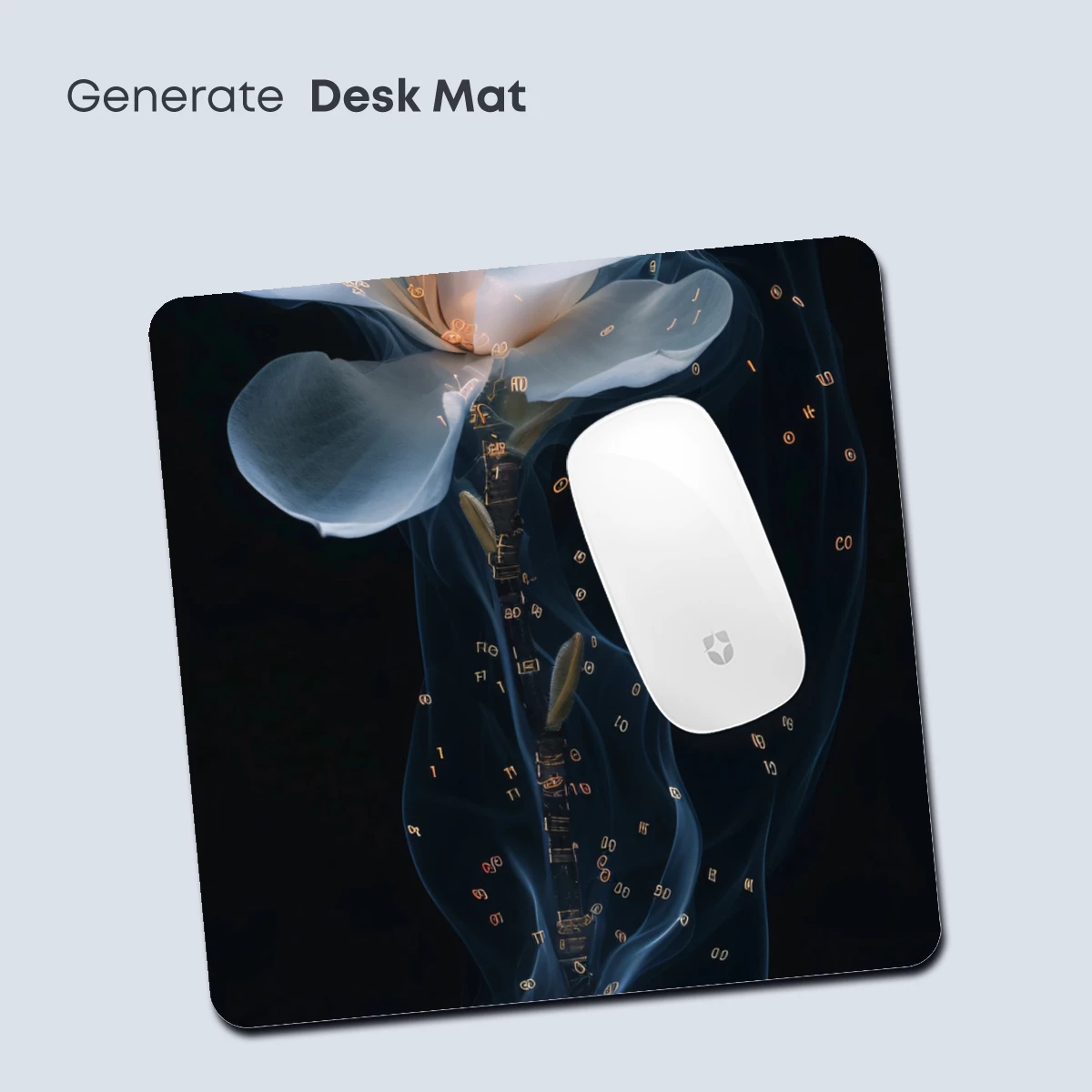 Ethereal Bloom: Digital Artistry of a Glowing Flower - Image 4