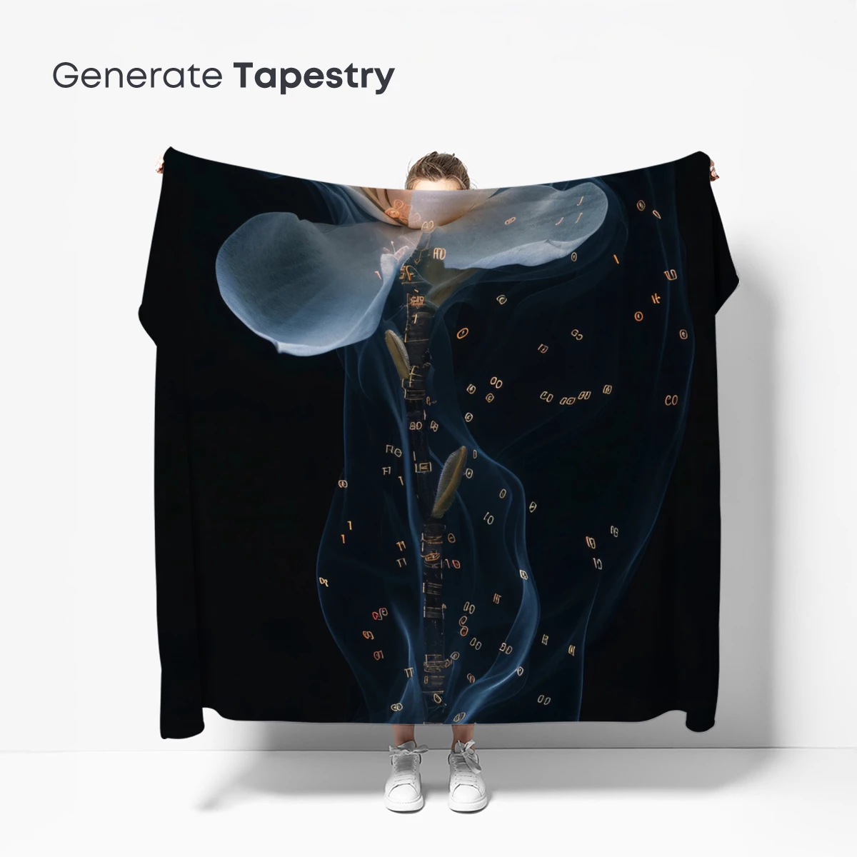 Ethereal Bloom: Digital Artistry of a Glowing Flower - Image 5