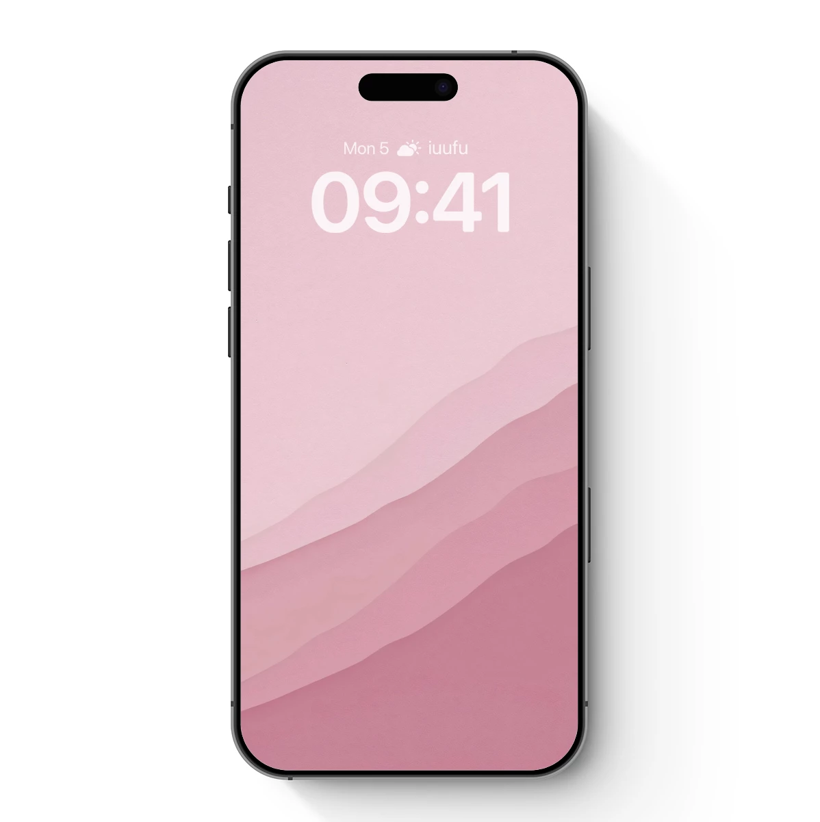 Pink Horizon Layers: Abstract Serenity