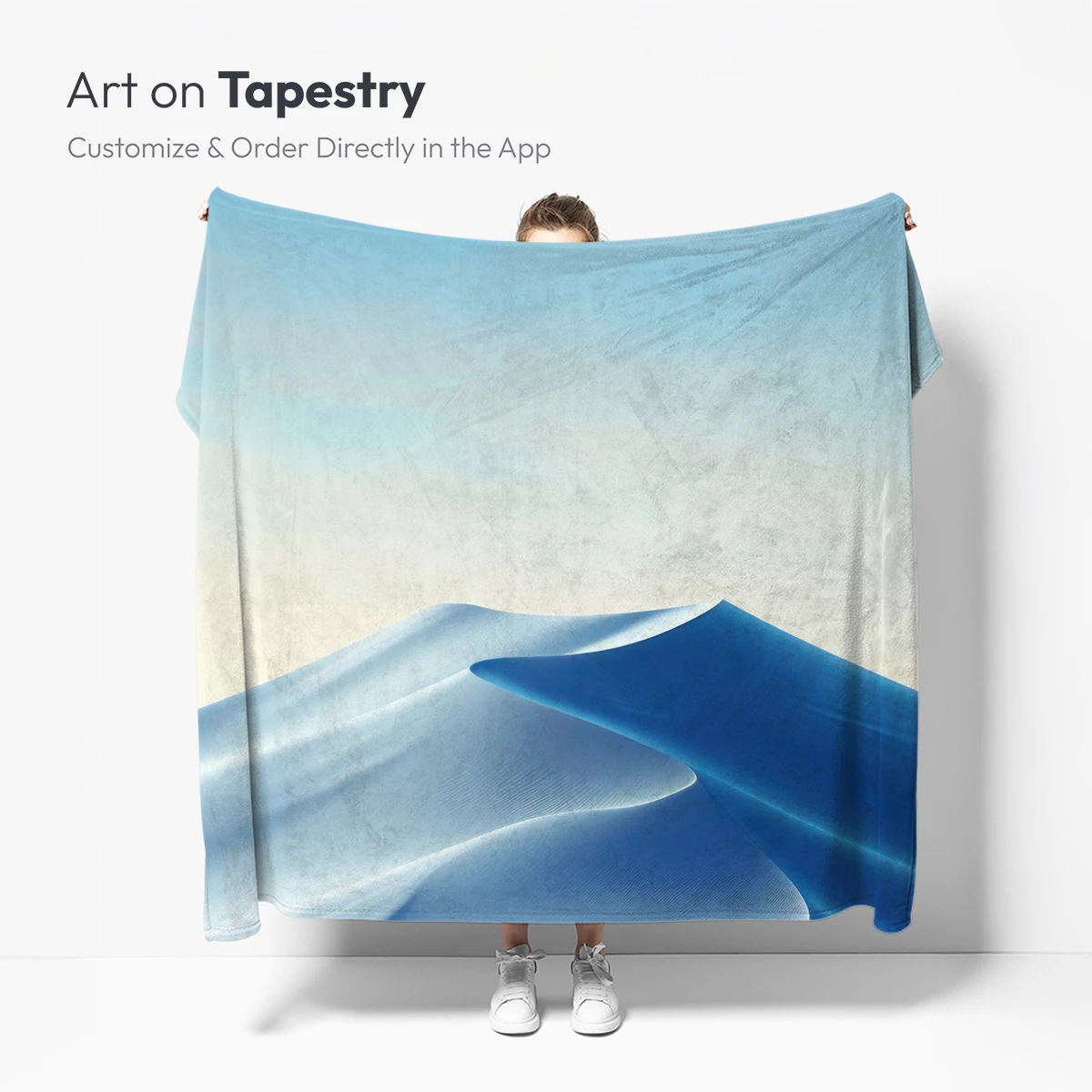 Ethereal Blue Dunes: A Digital Odyssey - Image 5