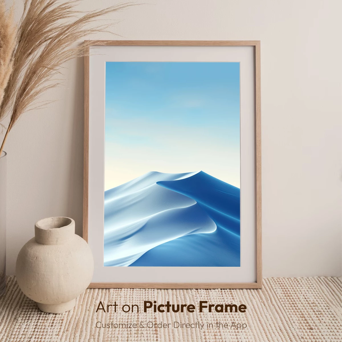 Ethereal Blue Dunes: A Digital Odyssey - Image 7