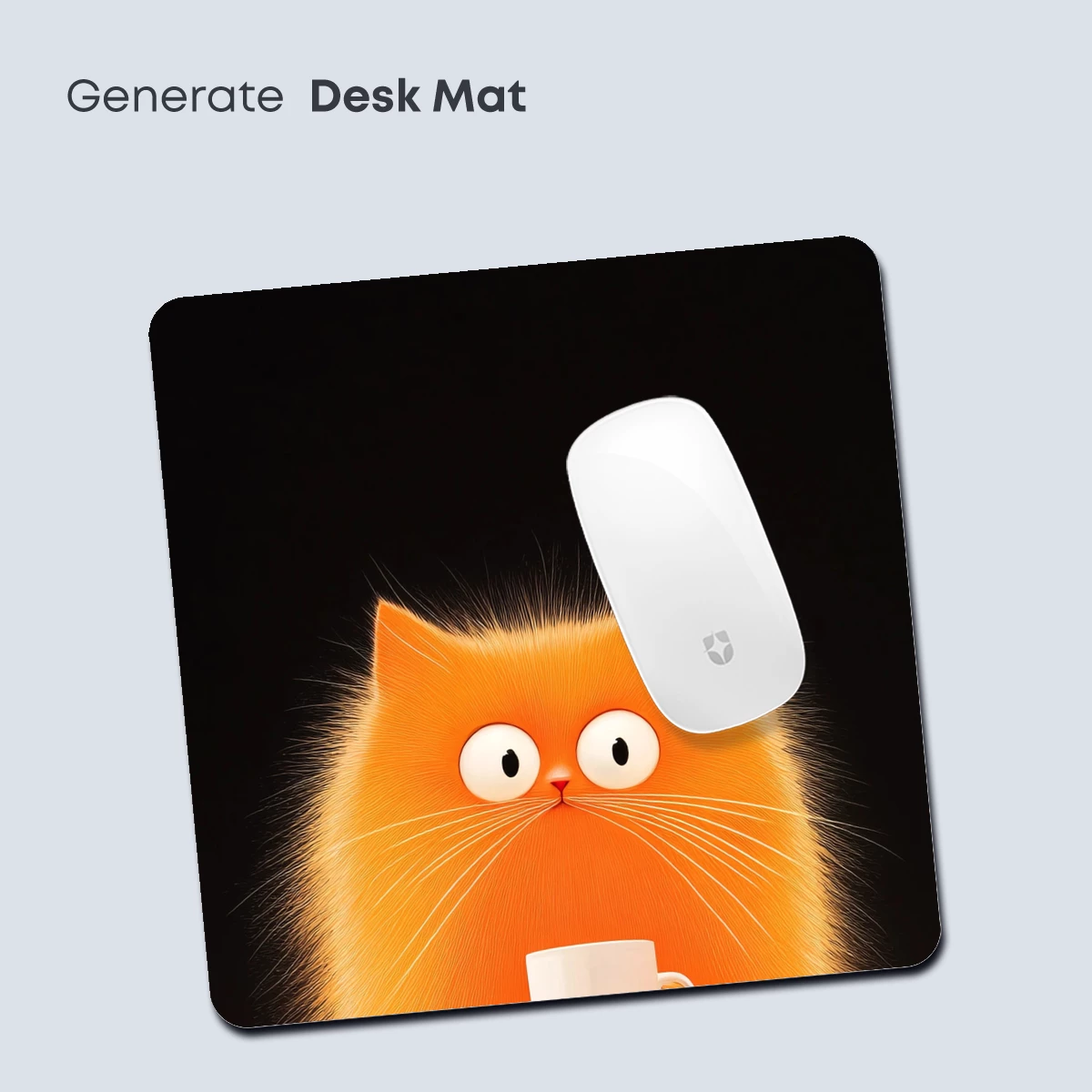 Cozy Cat with Coffee: Whimsical Cartoon Charm - Image 4