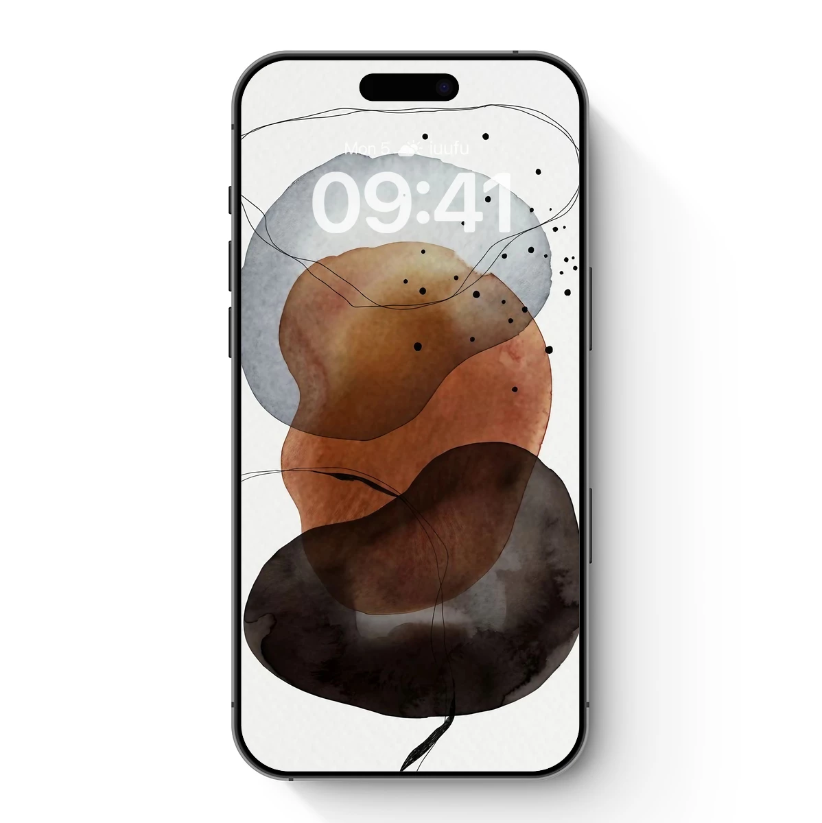 Abstract Watercolor Fusion: Layers of Earth Tones