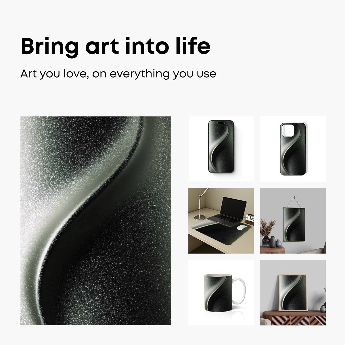 Ethereal Yin-Yang: Cosmic Balance in Monochrome - Image 2