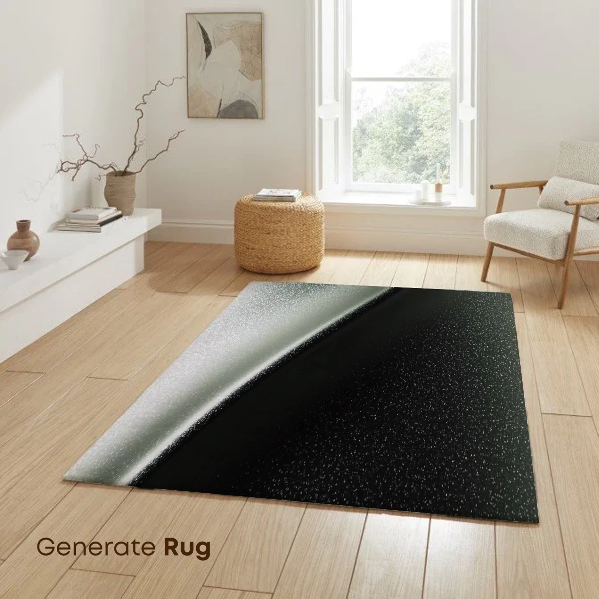 Ethereal Yin-Yang: Cosmic Balance in Monochrome - Image 6