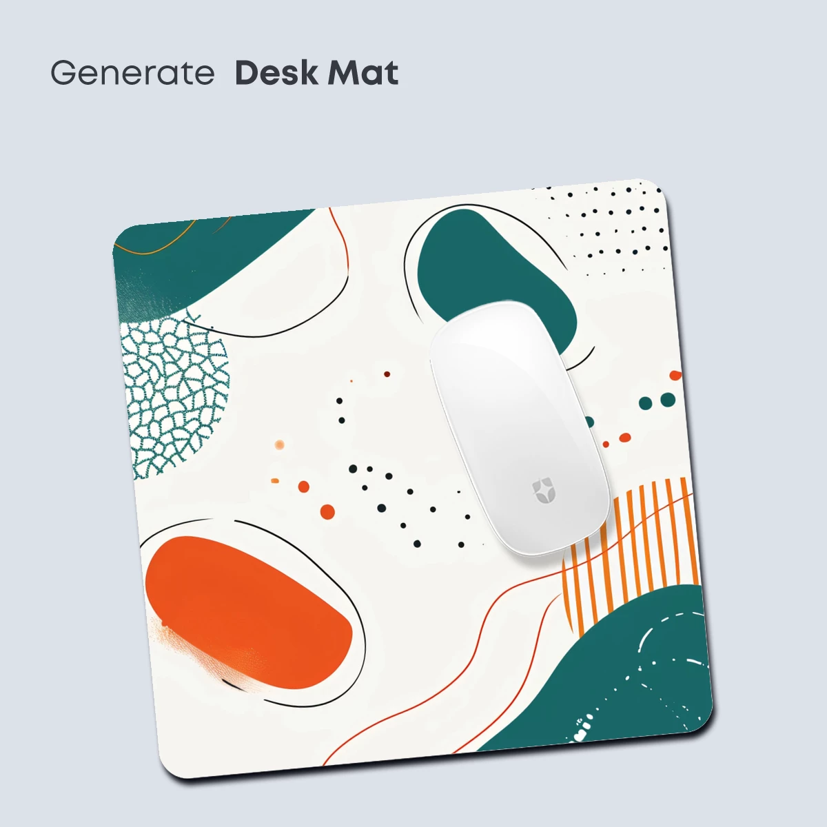 Abstract Teal and Orange Harmony - Image 4