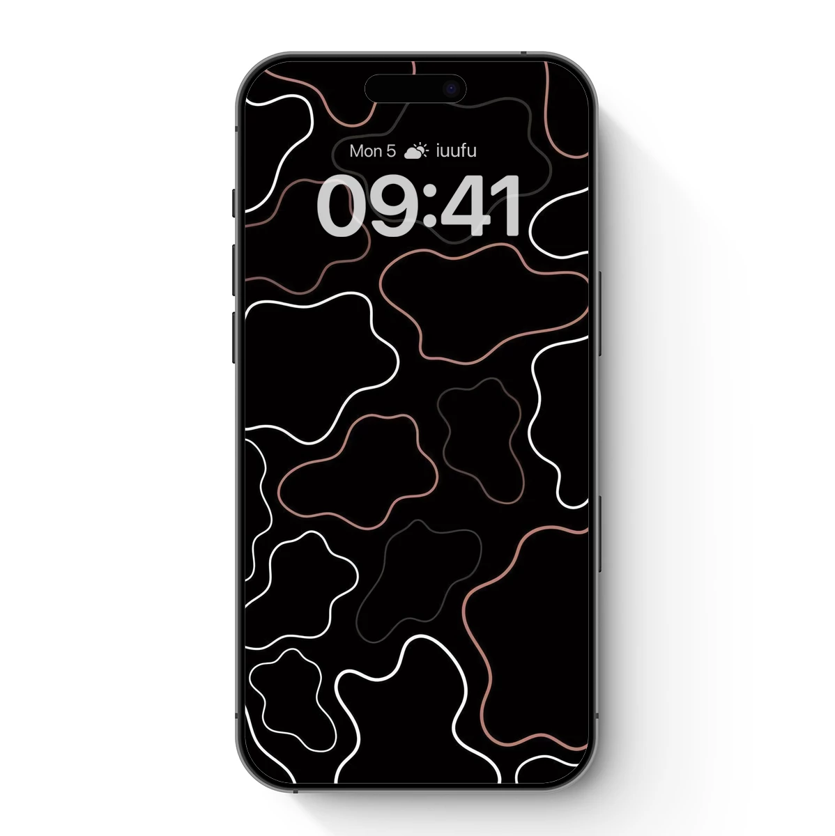 Abstract Wavy Lines: Digital Minimalism