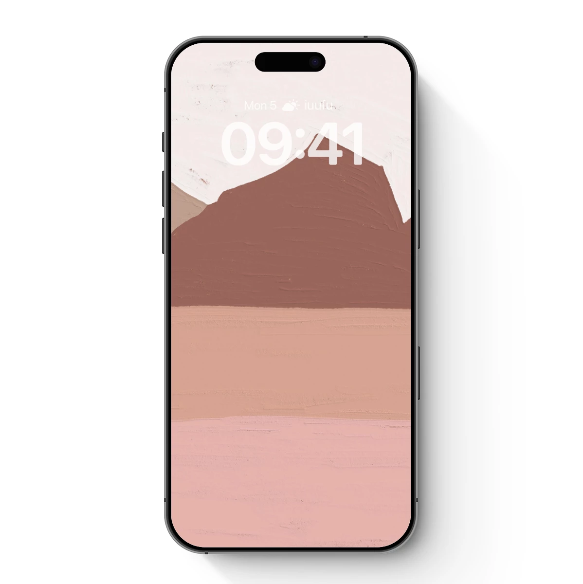 Abstract Mountain Serenity