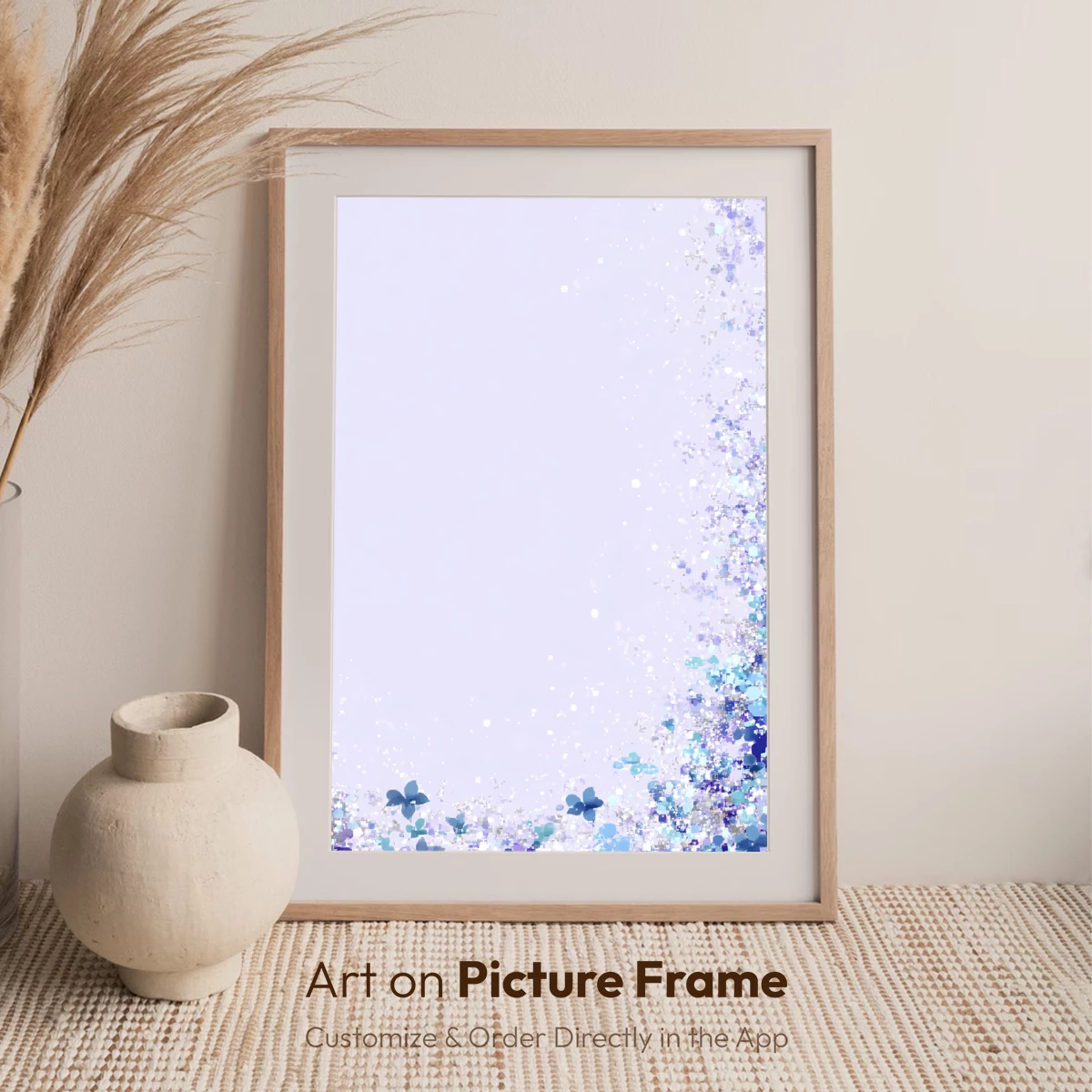 Ethereal Blue Blossom Cascade - Image 6