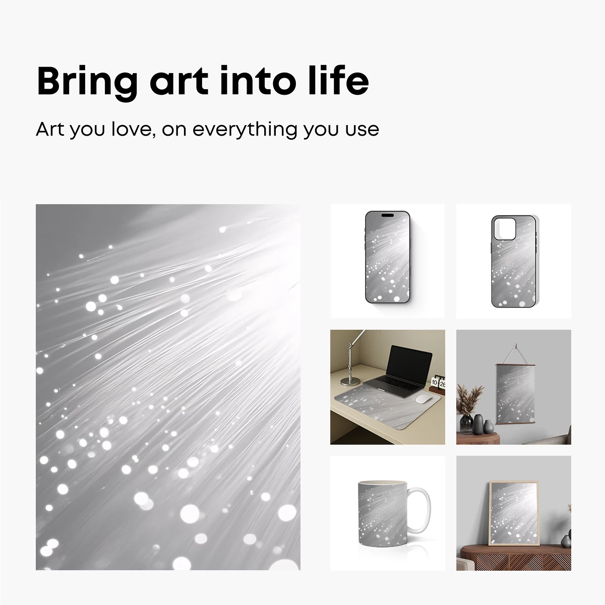Fiber Optic Symphony: Glowing Threads of Light - Image 2