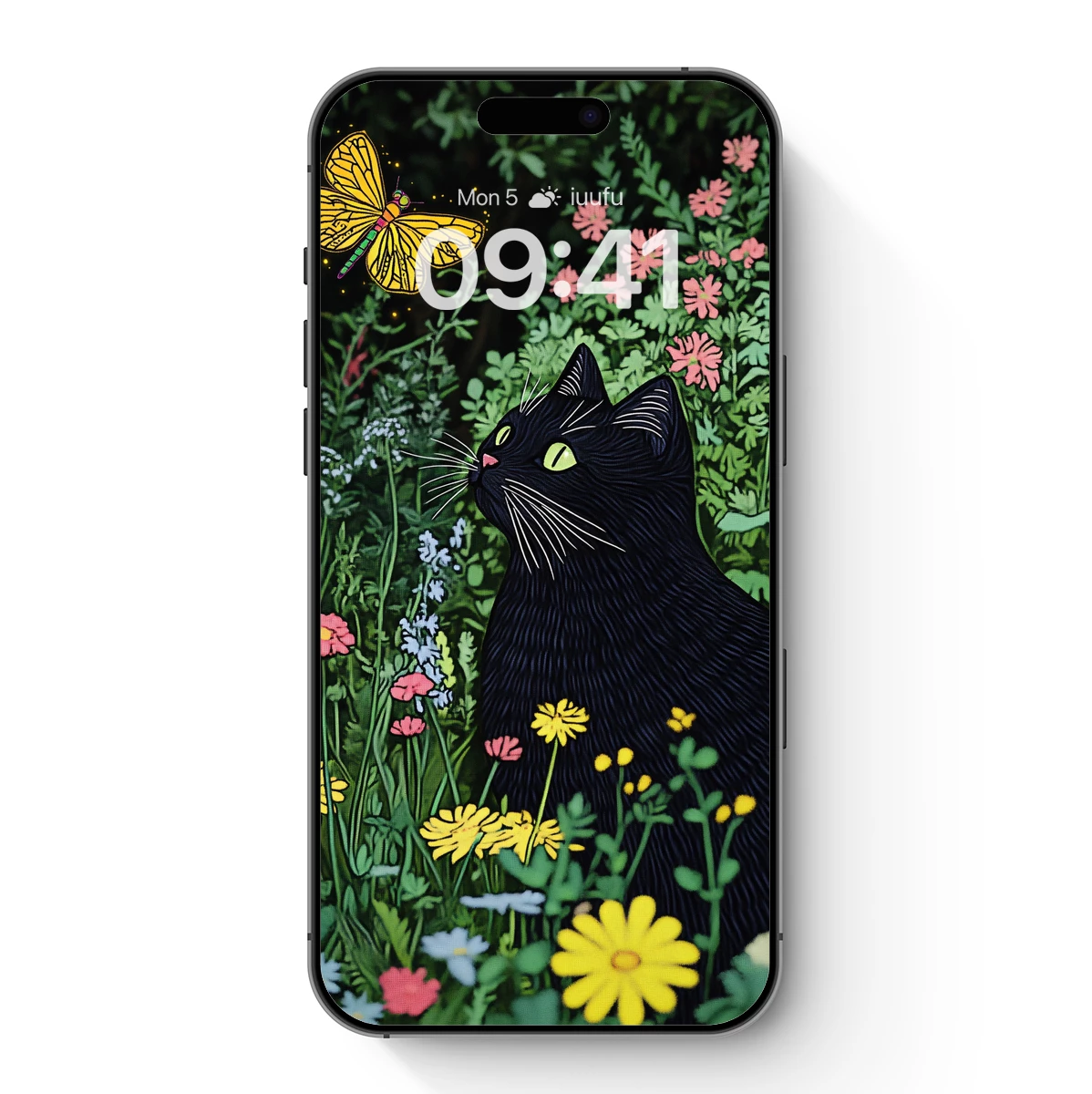 Enchanted Garden Cat: Whimsical Floral Fantasy - Image 7