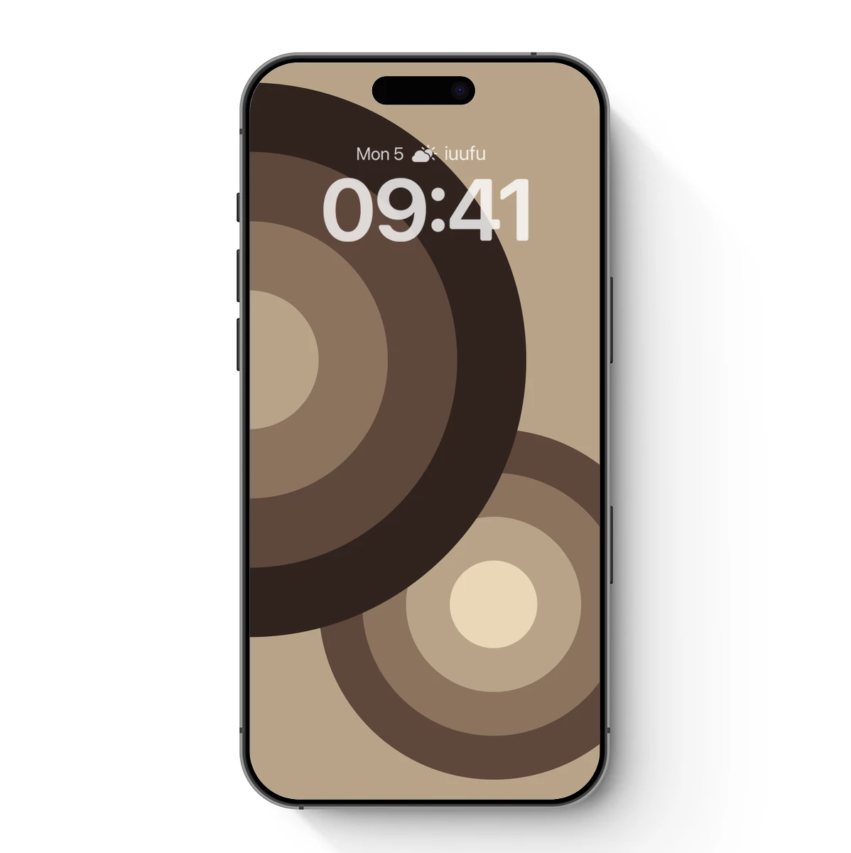 Concentric Circles in Earthy Tones Concentric Circles in Earthy Tones