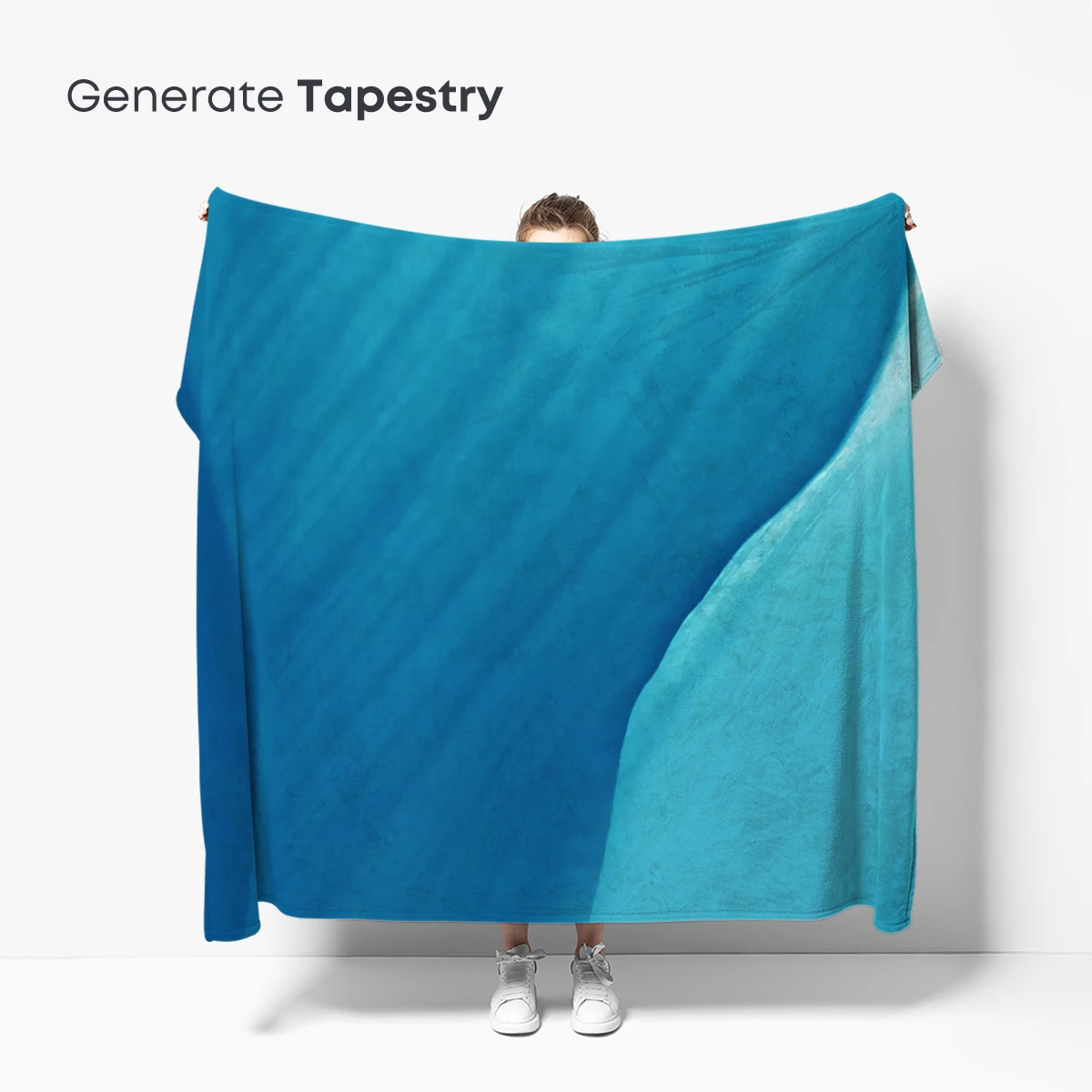 Azure Depths: Ethereal Ice Sculpture - Image 5